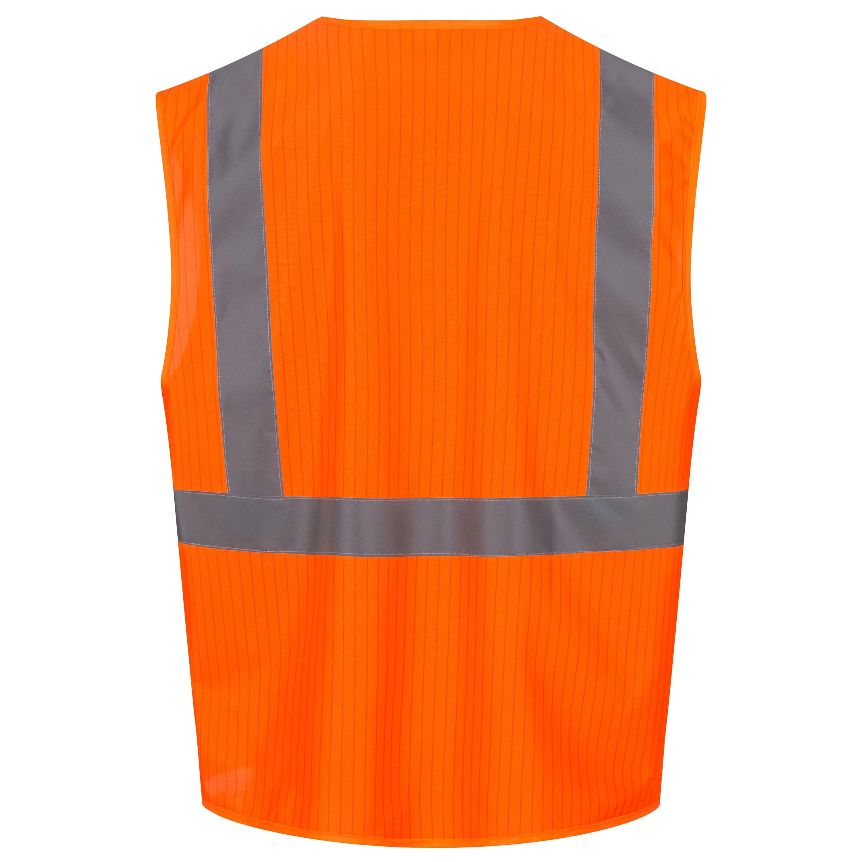 NITRAS Warn-Weste, neonorange, EN ISO 13688, EN ISO 20471, EN 1149 - KERA Arbeitsschutz