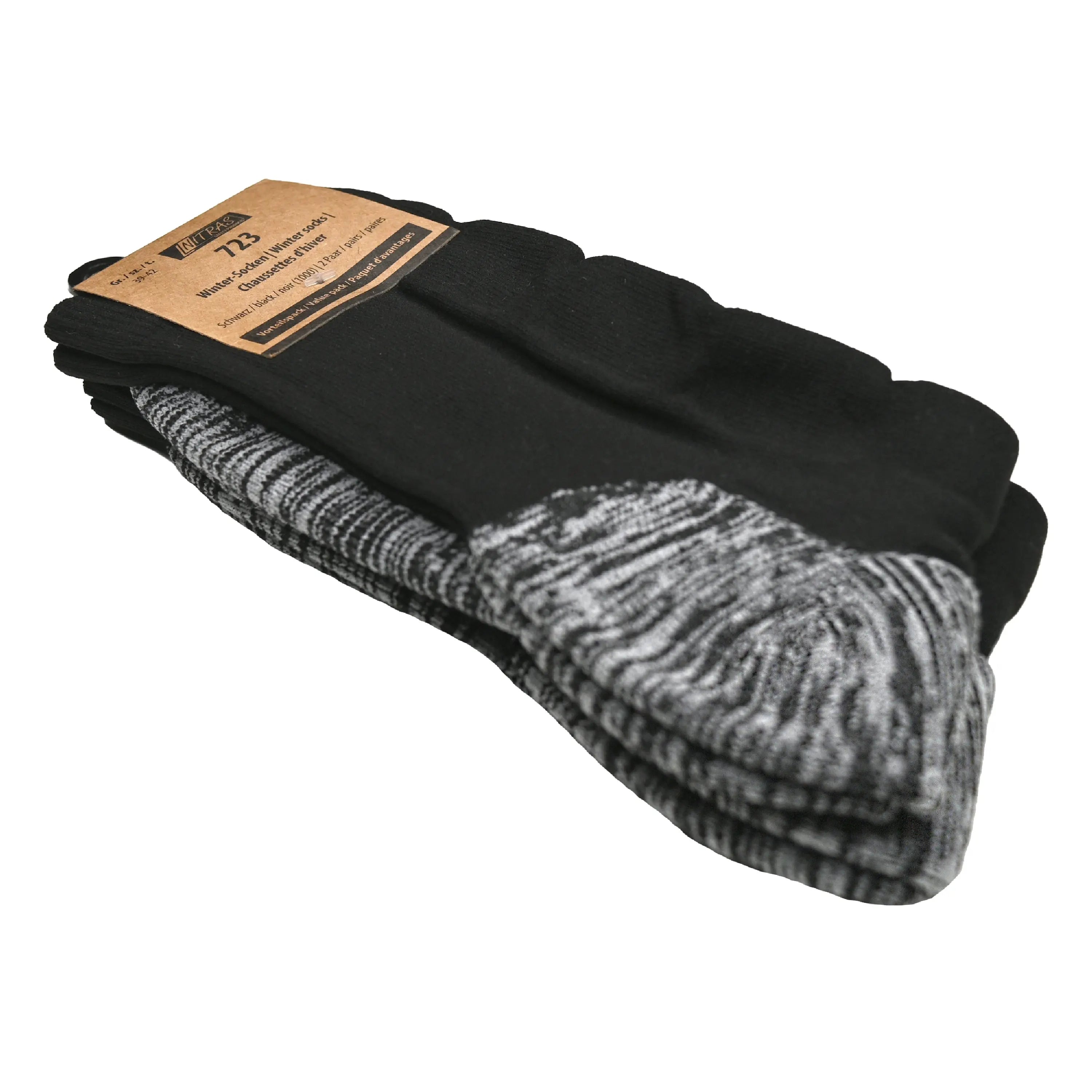 NITRAS Winter-Socken, schwarz, OEKO-TEX - KERA Arbeitsschutz