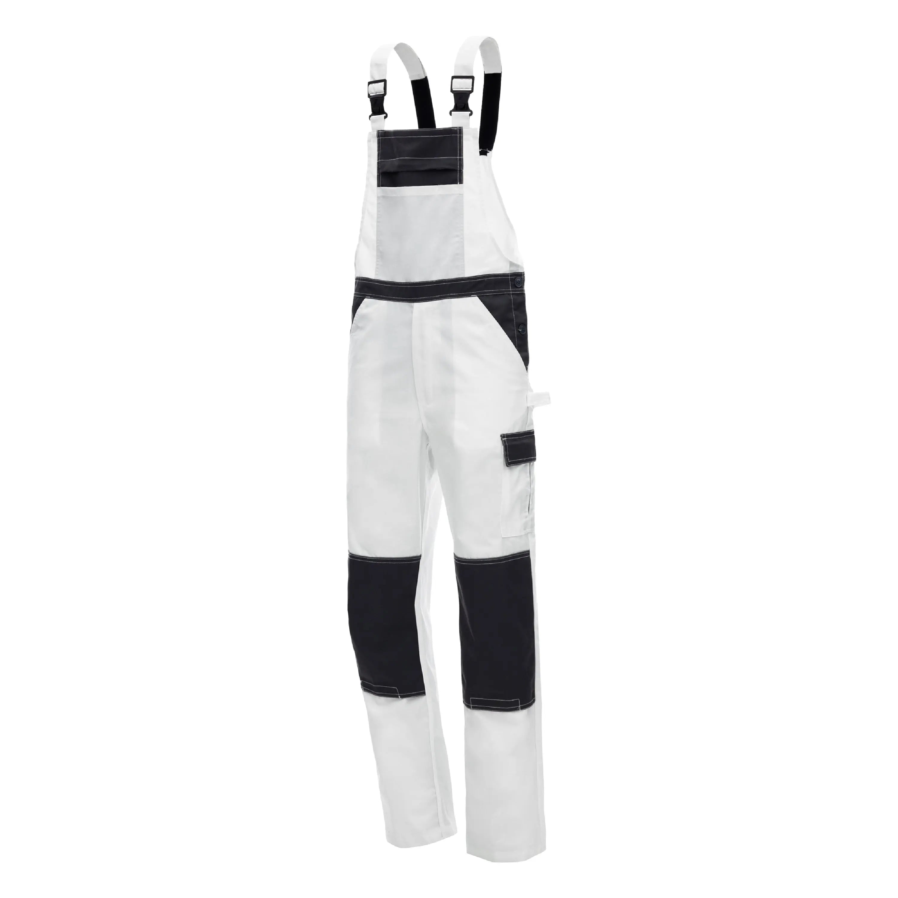 NNITRAS MOTION TEX LIGHT, Latzhose, weiß / grau, OEKO-TEX - KERA Arbeitsschutz