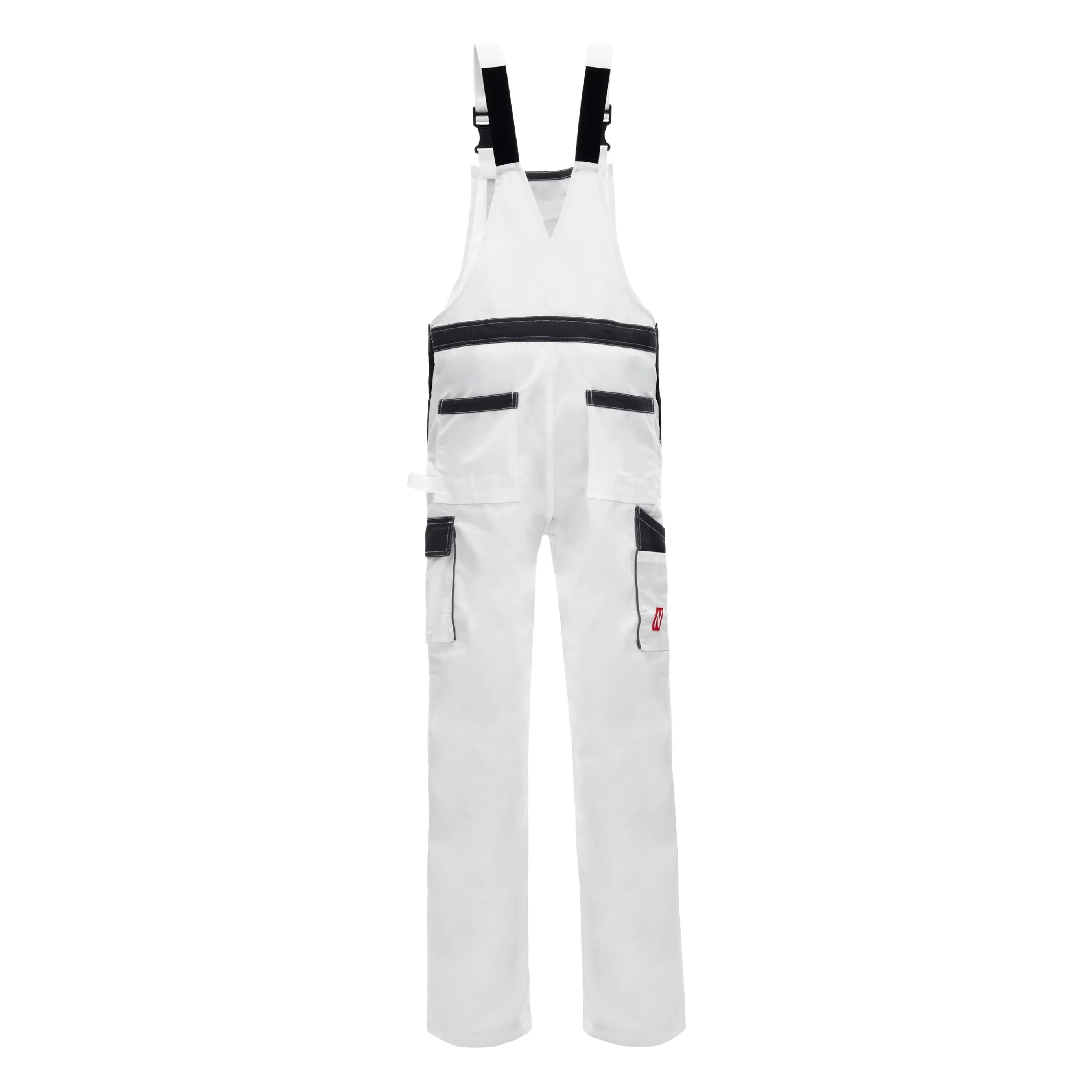 NNITRAS MOTION TEX LIGHT, Latzhose, weiß / grau, OEKO-TEX - KERA Arbeitsschutz