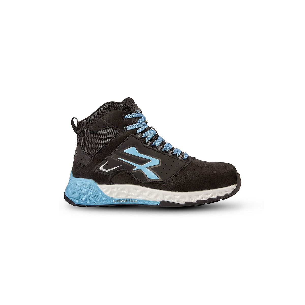 U-Power Sicherheitshochschuhe S3S NYMERIA ESD BLACK / BABY BLUE