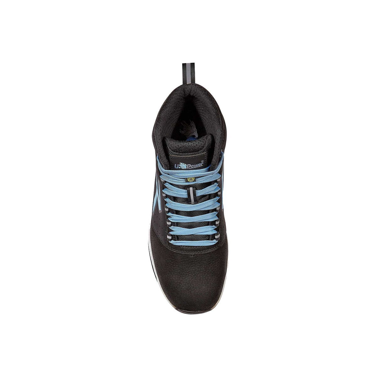 U-Power Sicherheitshochschuhe S3S NYMERIA ESD BLACK / BABY BLUE
