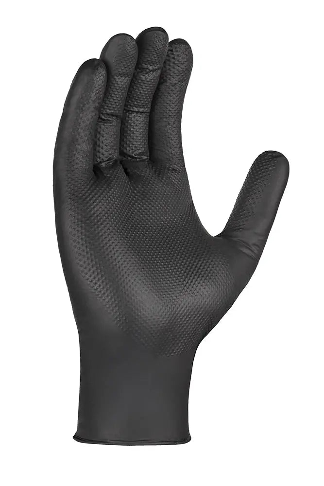 teXXor Nitril-Einweg-Handschuhe DIAMOND GRIP schwarz