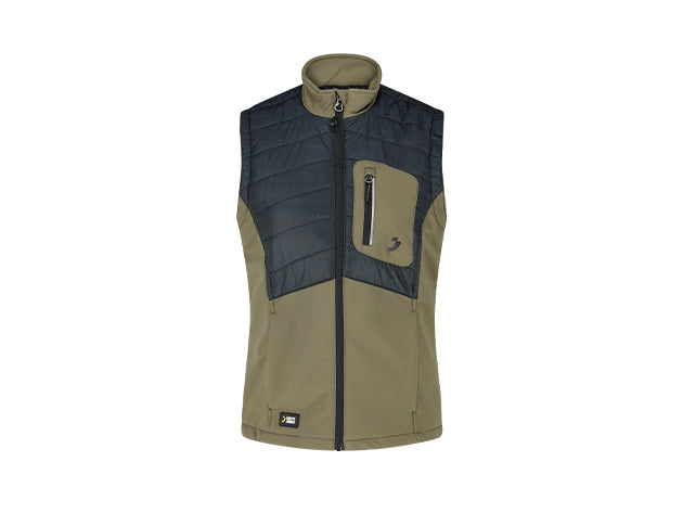 Bodywarmer Khaki/Schwarz Safety Jogger Workwear OAK BODY WARMER W 