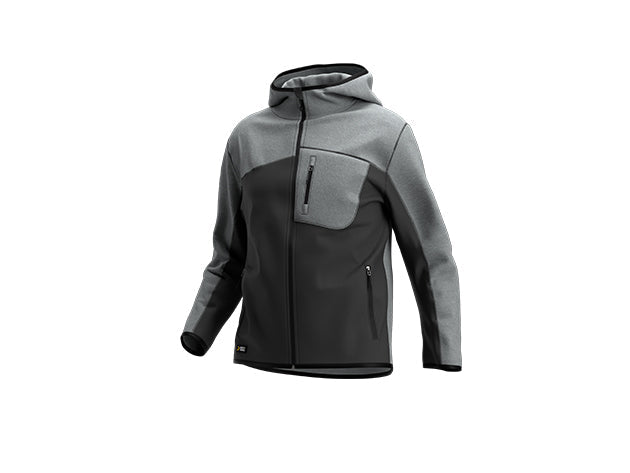 Hoodies Dunkelgrau/Hellgrau Safety Jogger Workwear OAK HOODIE MEN 