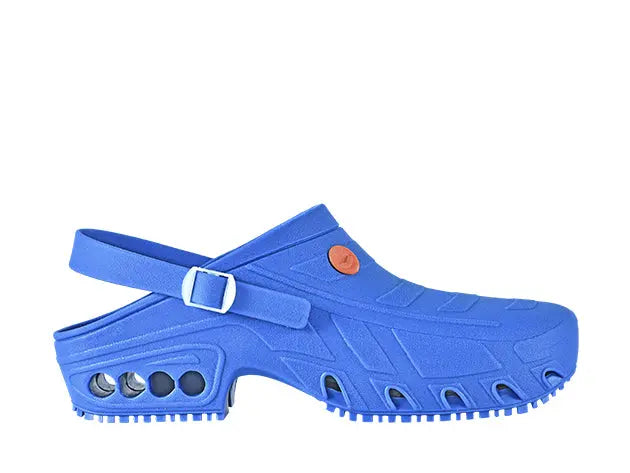 Offene Arbeitsclogs Elektroblau OXYPAS OXYCLOG 
