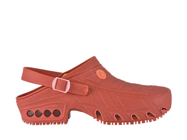 Offene Arbeitsclogs Rot OXYPAS OXYCLOG 