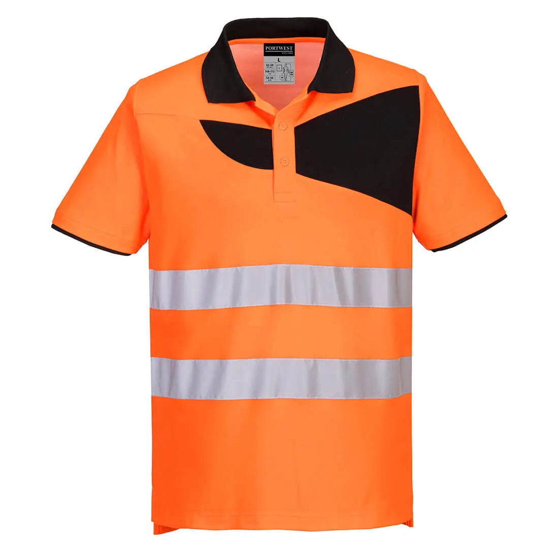 PW2 Warnschutz Cotton Comfort Poloshirt kurzarm  PW212 - KERA Arbeitsschutz