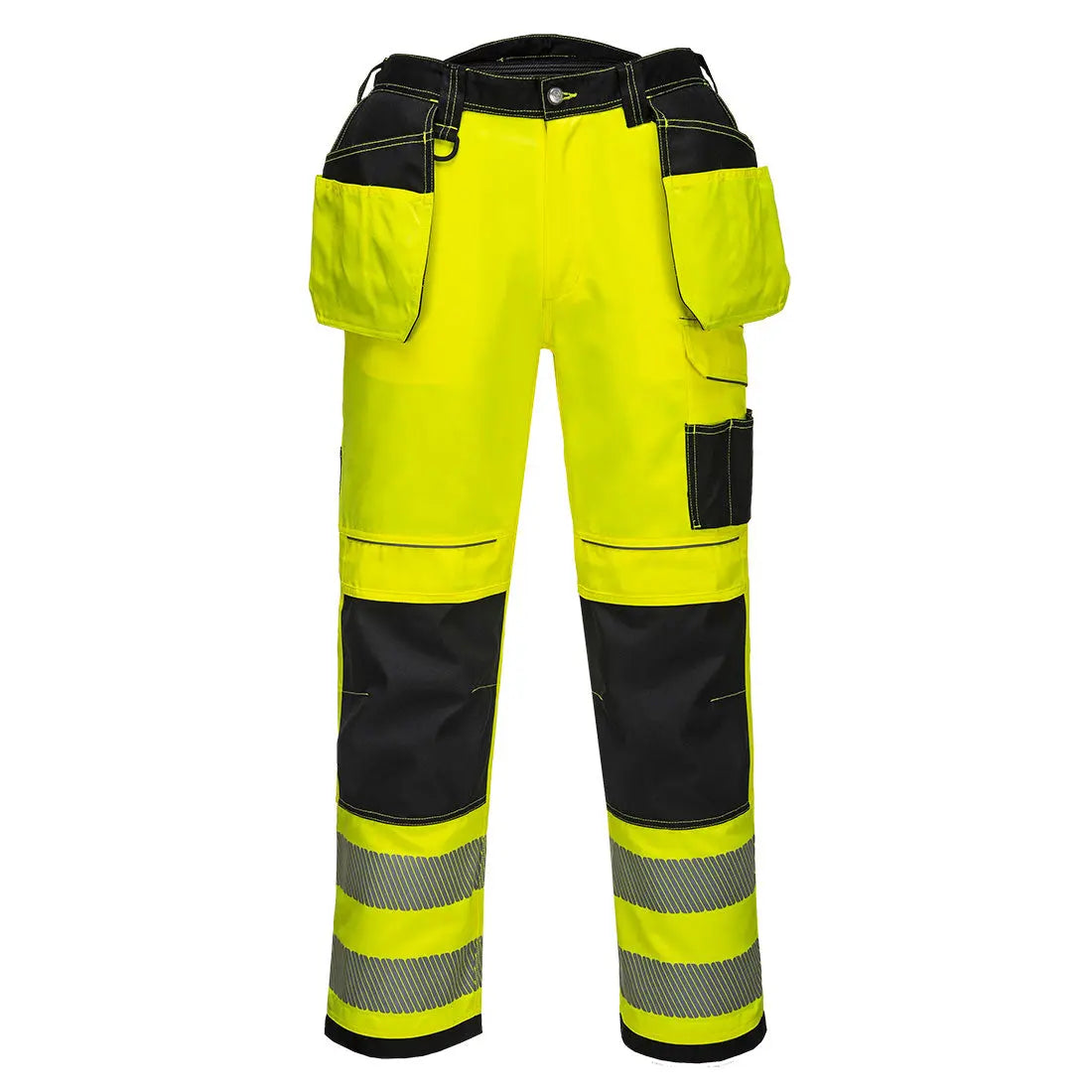 PW3 Warnschutz Arbeitsbundhose mit Holstertaschen T501 - KERA Arbeitsschutz