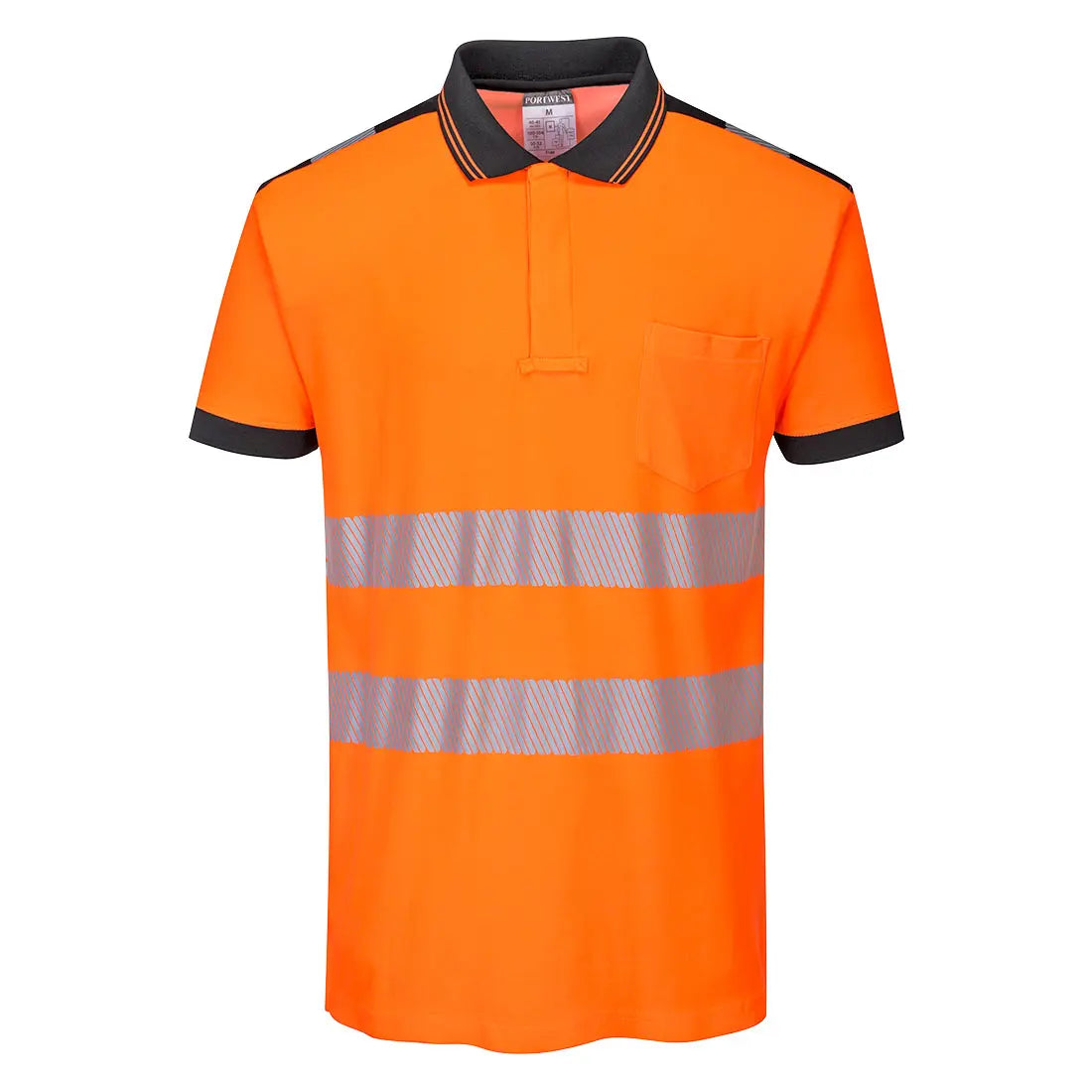 PW3 Warnschutz Cotton Comfort Poloshirt kurzarm  T180 - KERA Arbeitsschutz