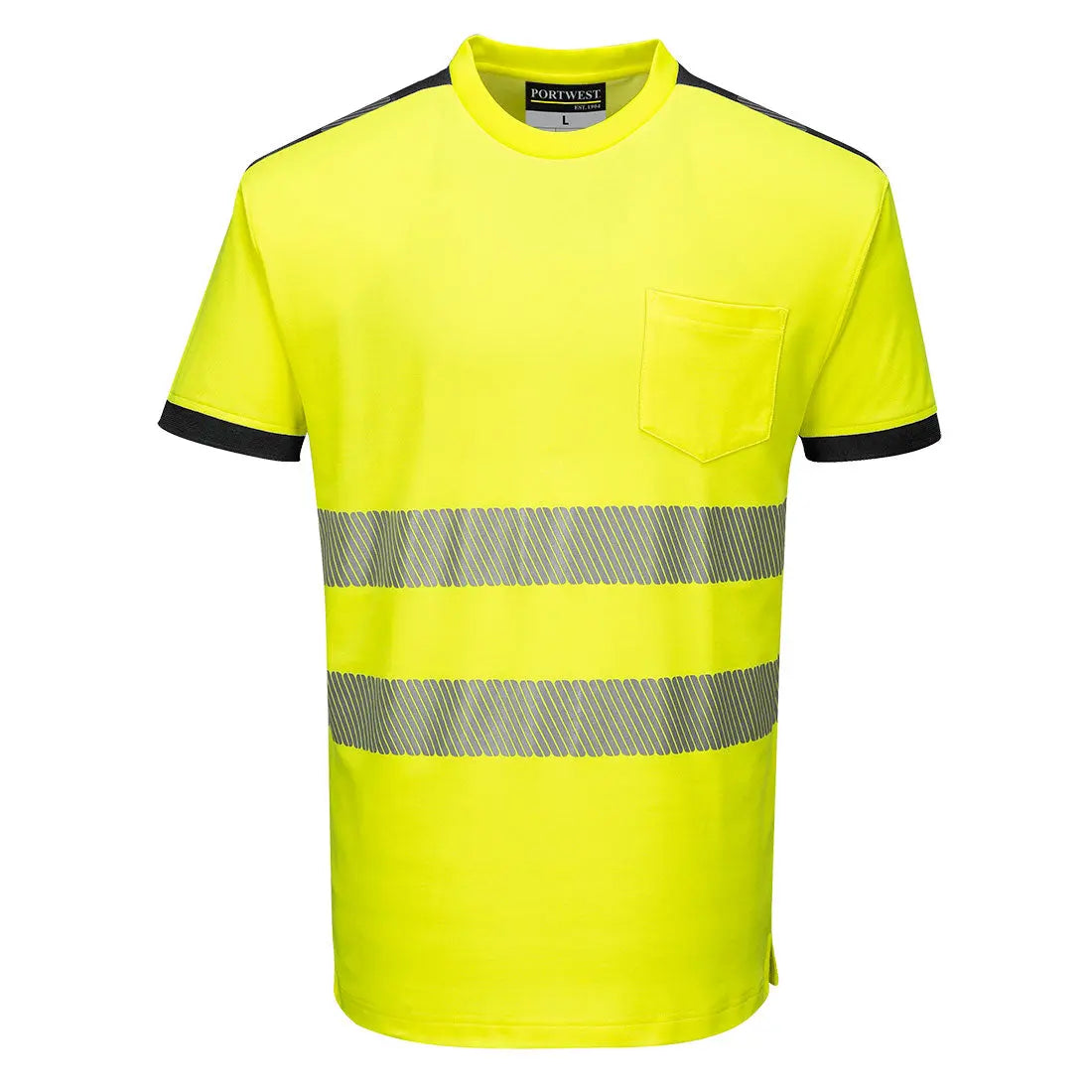 PW3 Warnschutz Cotton Comfort T-Shirt kurzarm  T181 - KERA Arbeitsschutz