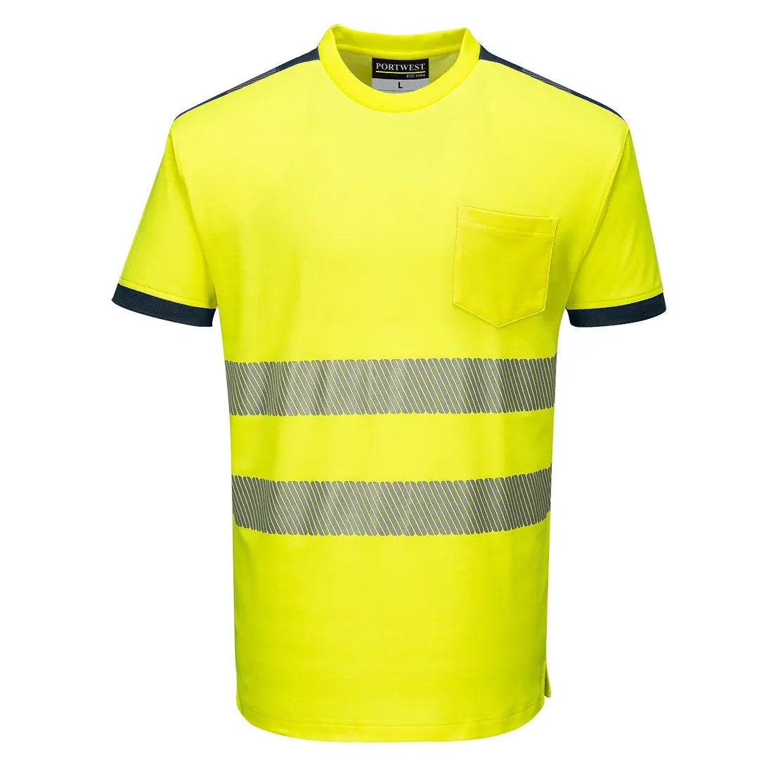 PW3 Warnschutz Cotton Comfort T-Shirt kurzarm  T181 - KERA Arbeitsschutz