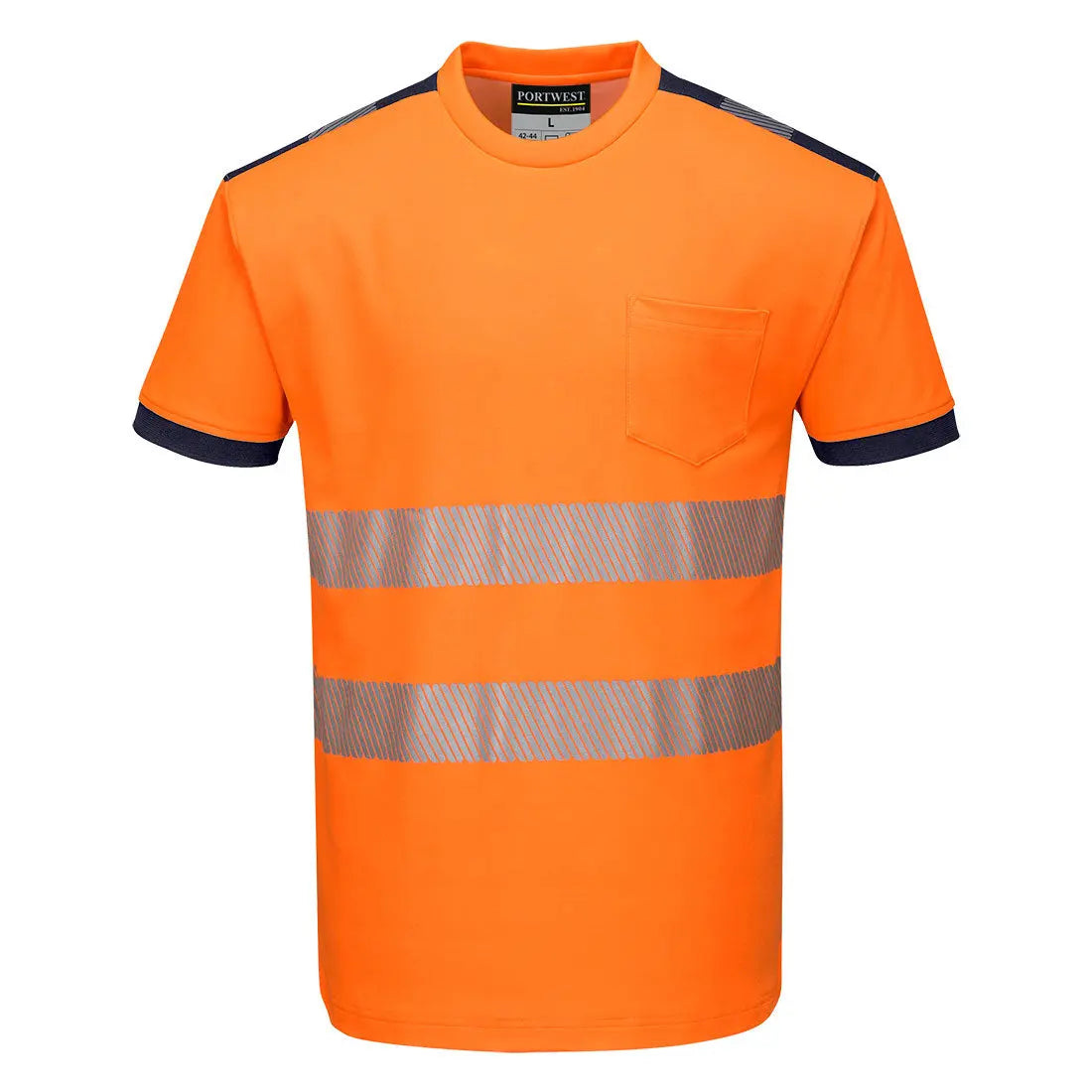 PW3 Warnschutz Cotton Comfort T-Shirt kurzarm  T181 - KERA Arbeitsschutz