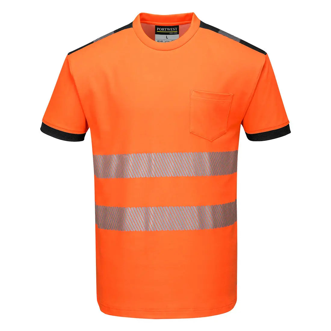 PW3 Warnschutz Cotton Comfort T-Shirt kurzarm  T181 - KERA Arbeitsschutz