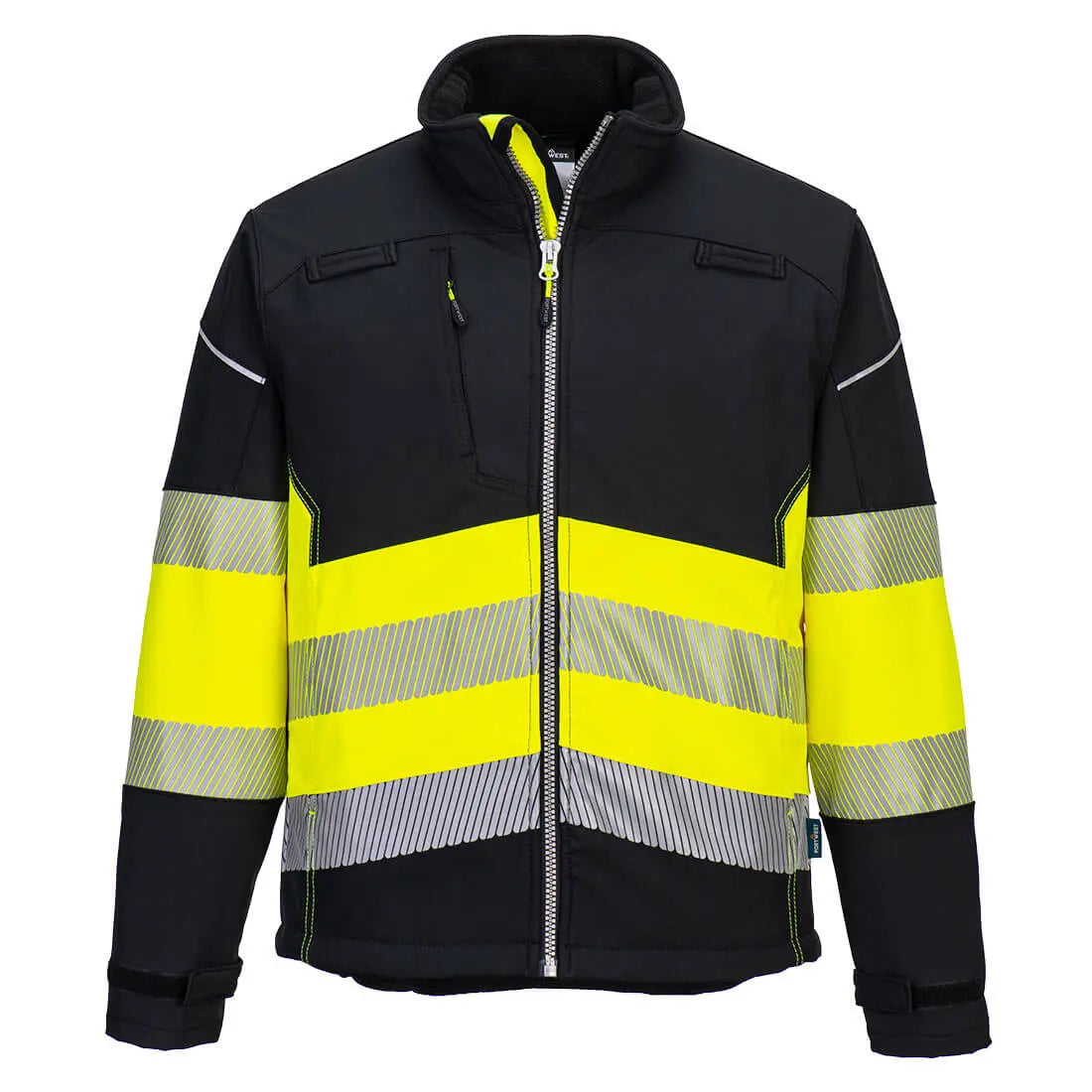 PW3 Warnschutz Softshelljacke Klasse 1 (3L) PW375 - KERA Arbeitsschutz