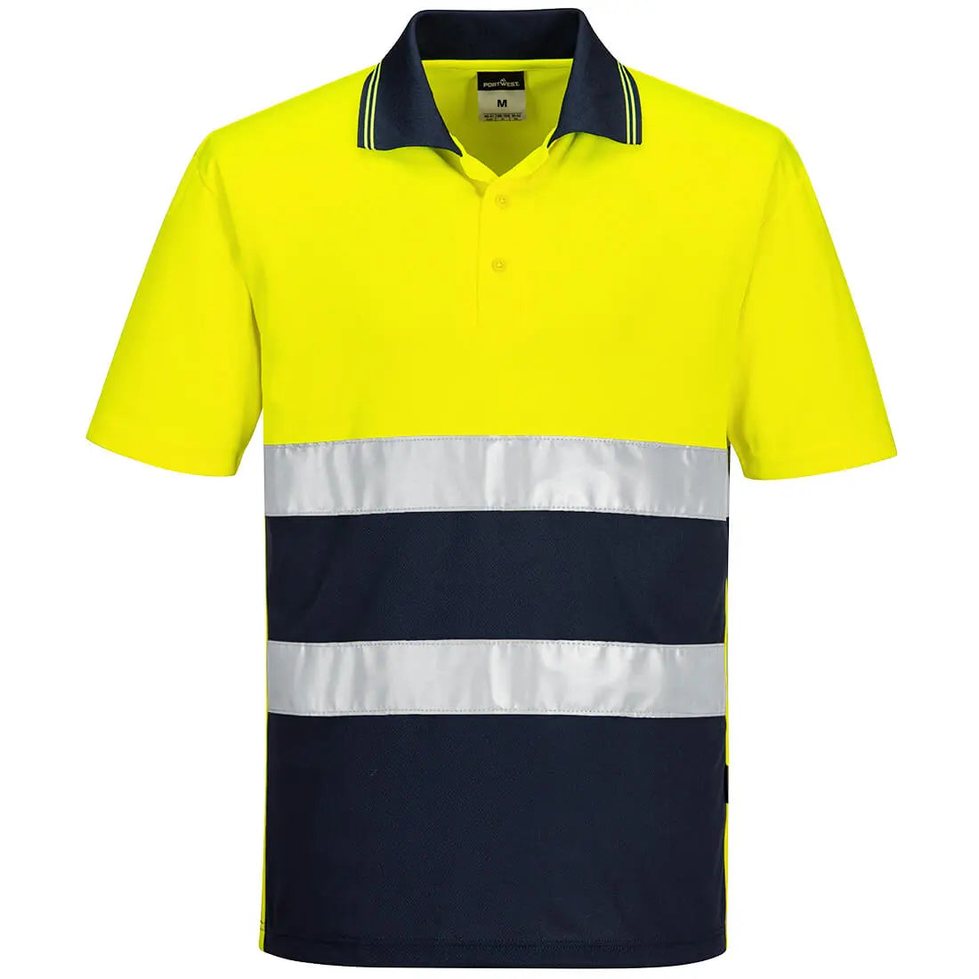 Leichtes Warnschutz Kontrast-Poloshirt kurzarm  S175 KERA-Arbeitsschutz