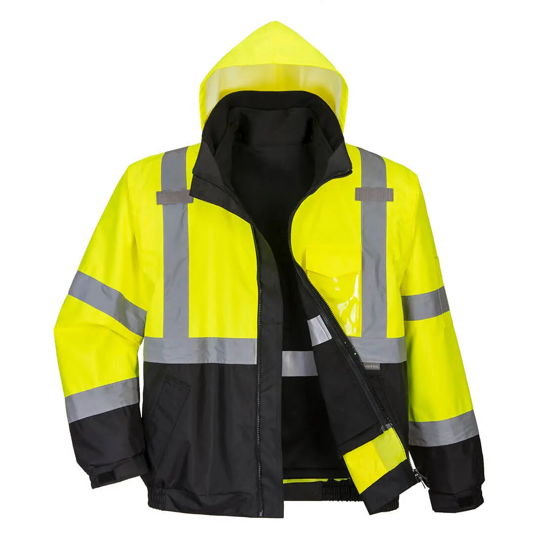 Warnschutz Kontrast Premium 3-in-1 Pilotjacke  S365 KERA-Arbeitsschutz