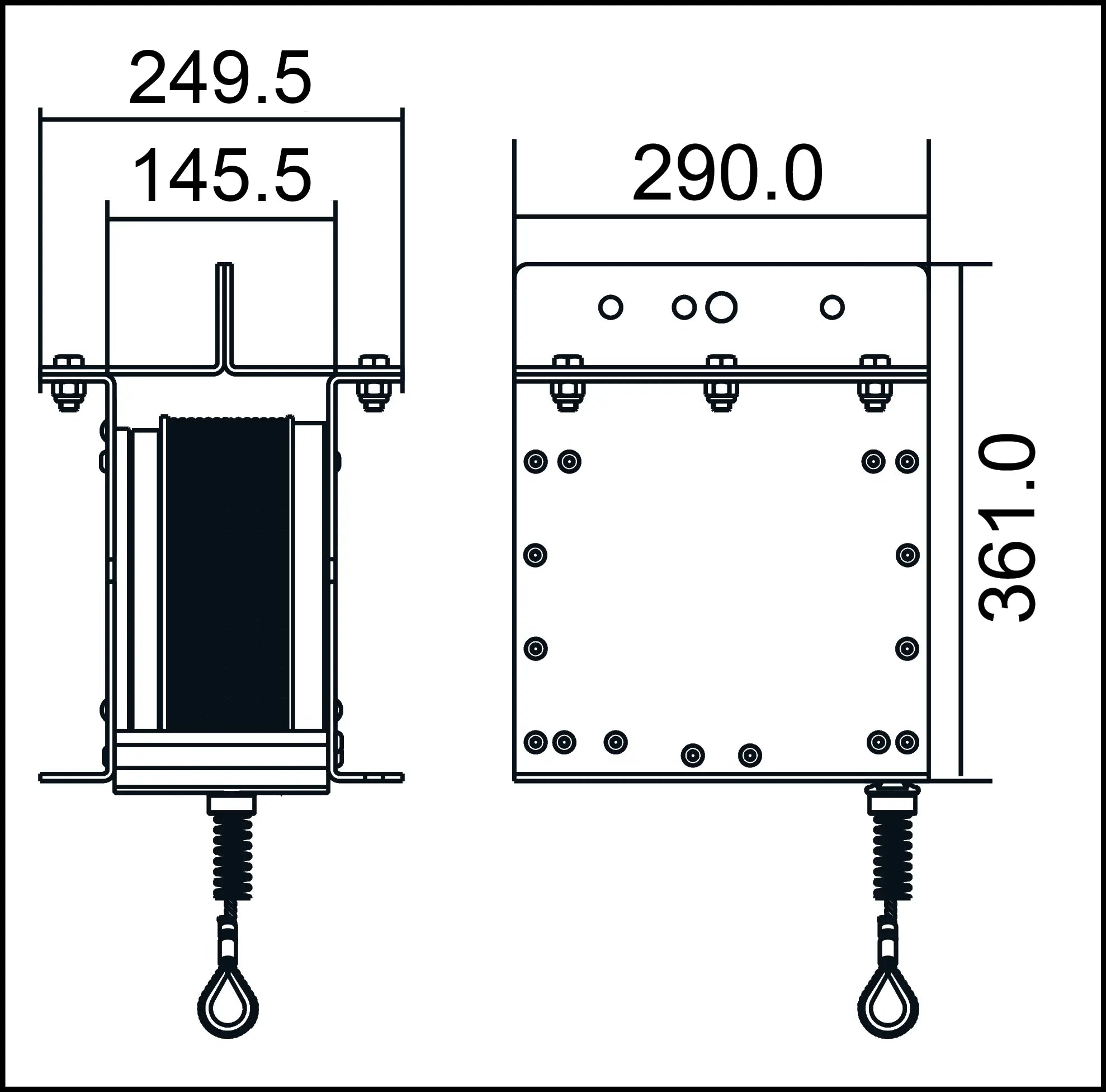 SENTINELS MAX - Lastsicherungsgerät (max. 1000 kg) - 16 Meter