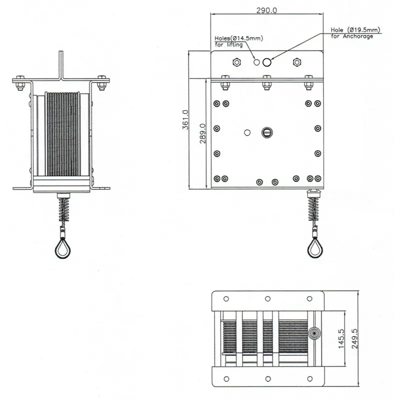 SENTINELS MAX - Lastsicherungsgerät (max. 1000 kg) - 16 Meter 