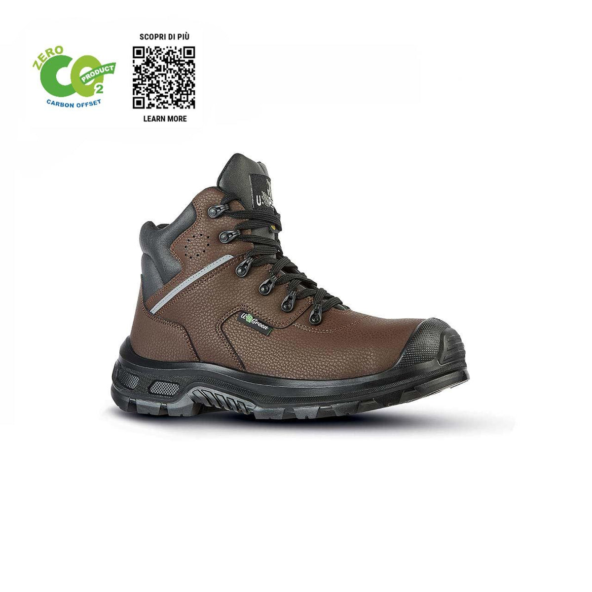 U-Power Sicherheitshochschuhe S3S LANCASTER UK s ESD BROWN / BLACK