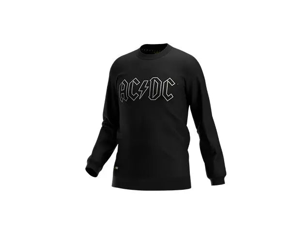 Pullover mit Rundhalsausschnitt Schwarz AC/DC ACDC CREWNECK X 