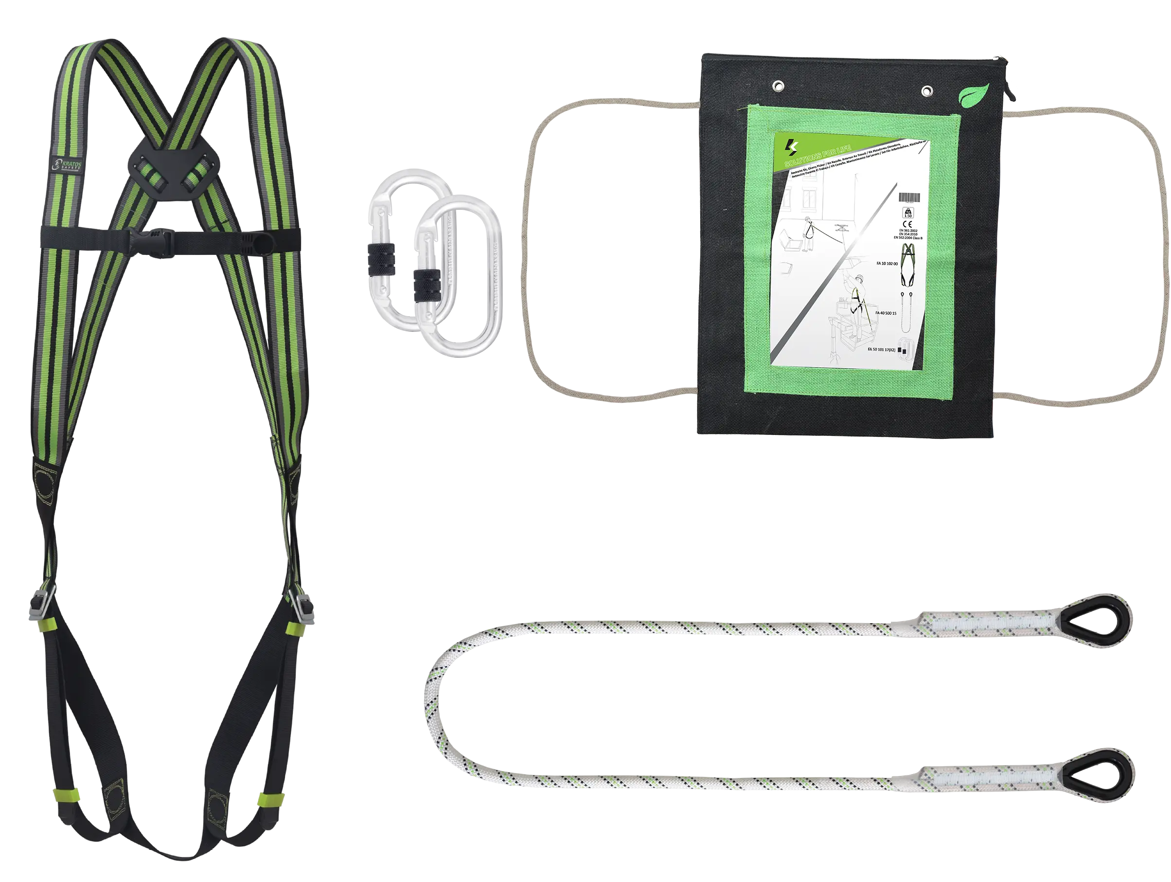 Set fÃ¼r ArbeitsbÃ¼hne, RÃ¼ckhalt