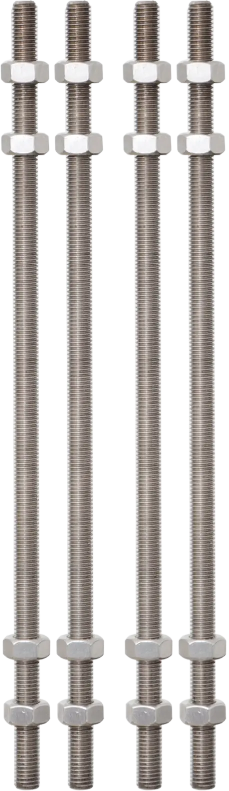 Set mit 4 Gewindestangen aus Edelstahl fÃ¼r horizontale Anschlageinrichtung KS-Line (KS 4000)