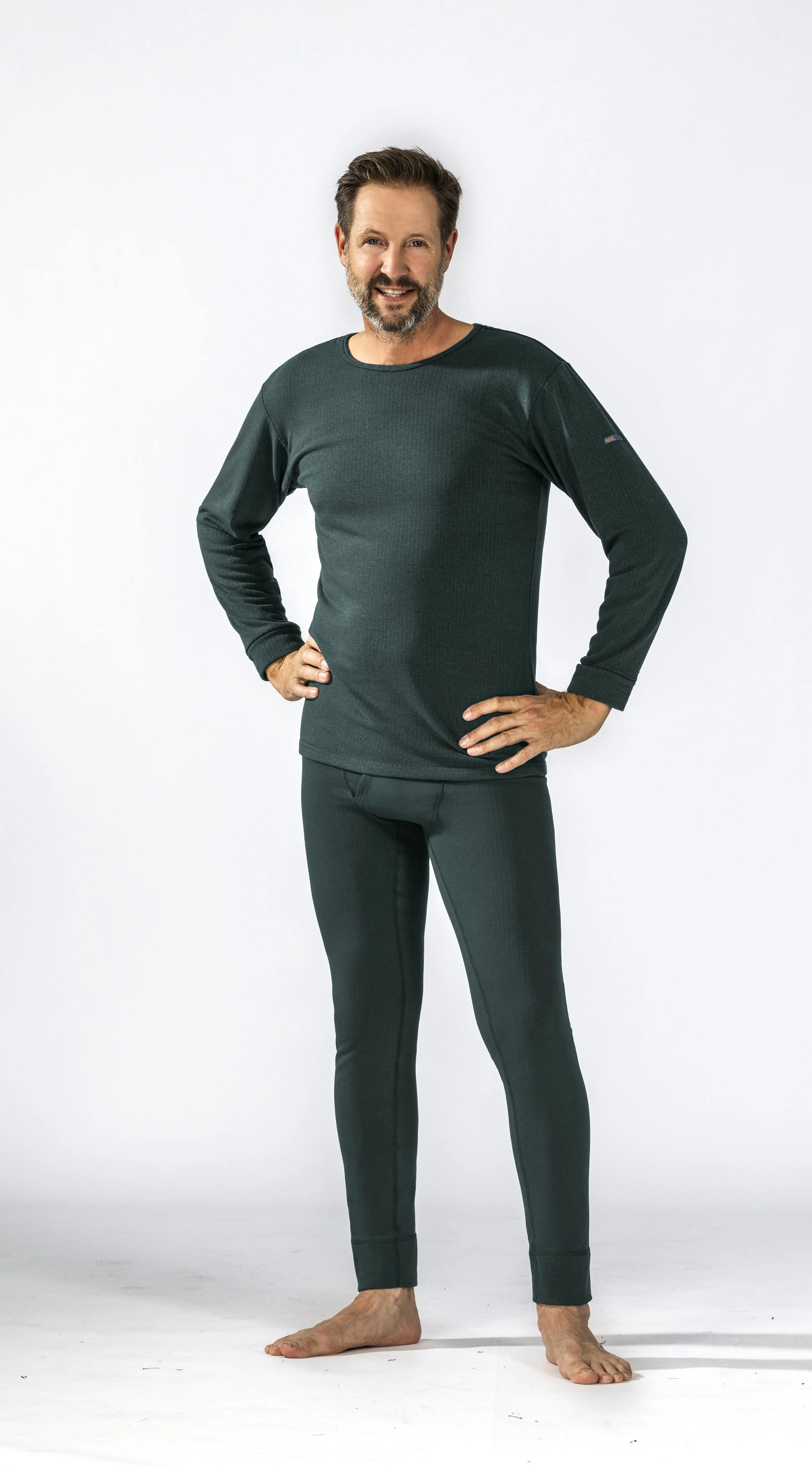 Shirt Langarm 275 g/m² Herren Winter Planam grau - KERA Arbeitsschutz