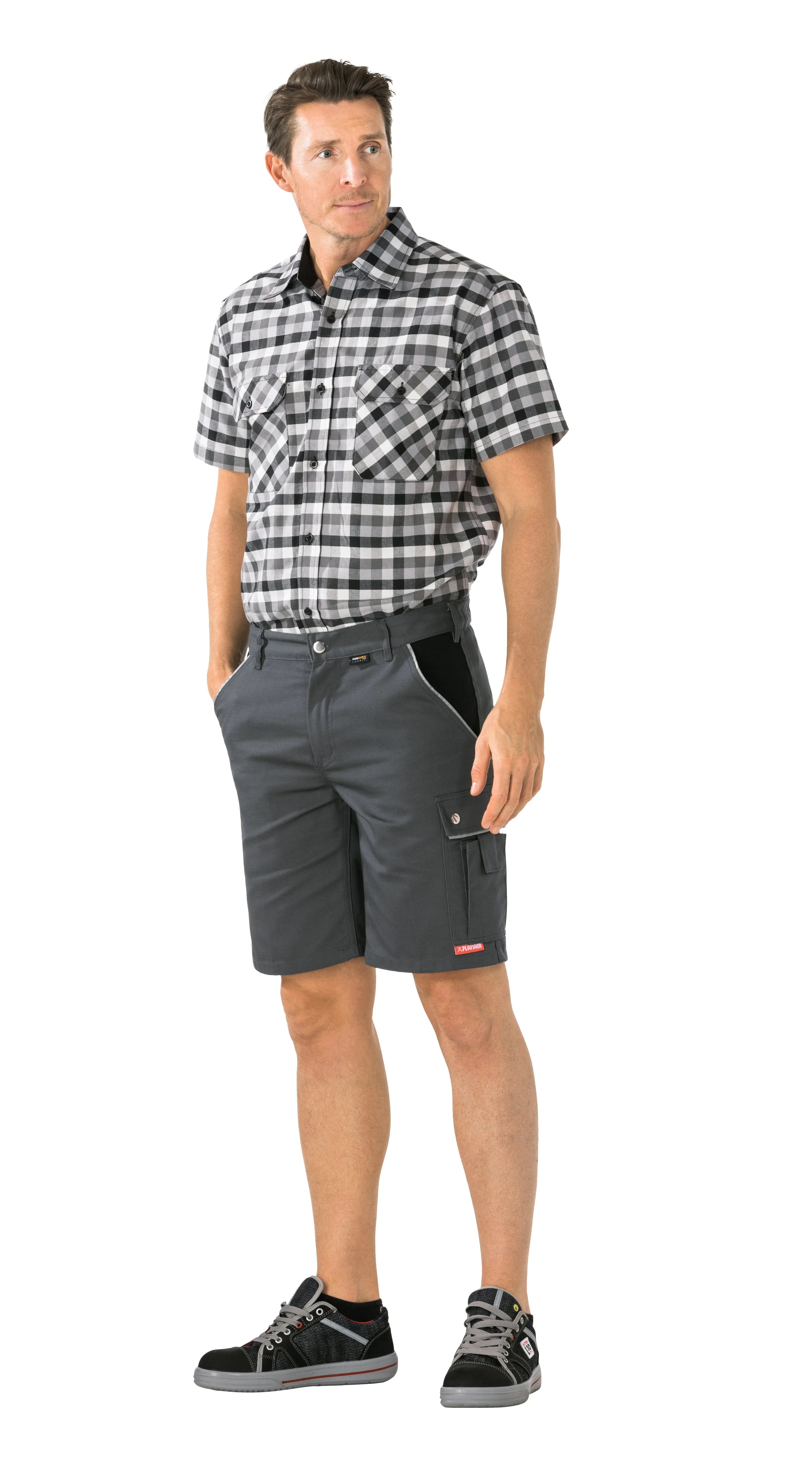 Shorts Herren Sommer Planam grün - KERA Arbeitsschutz