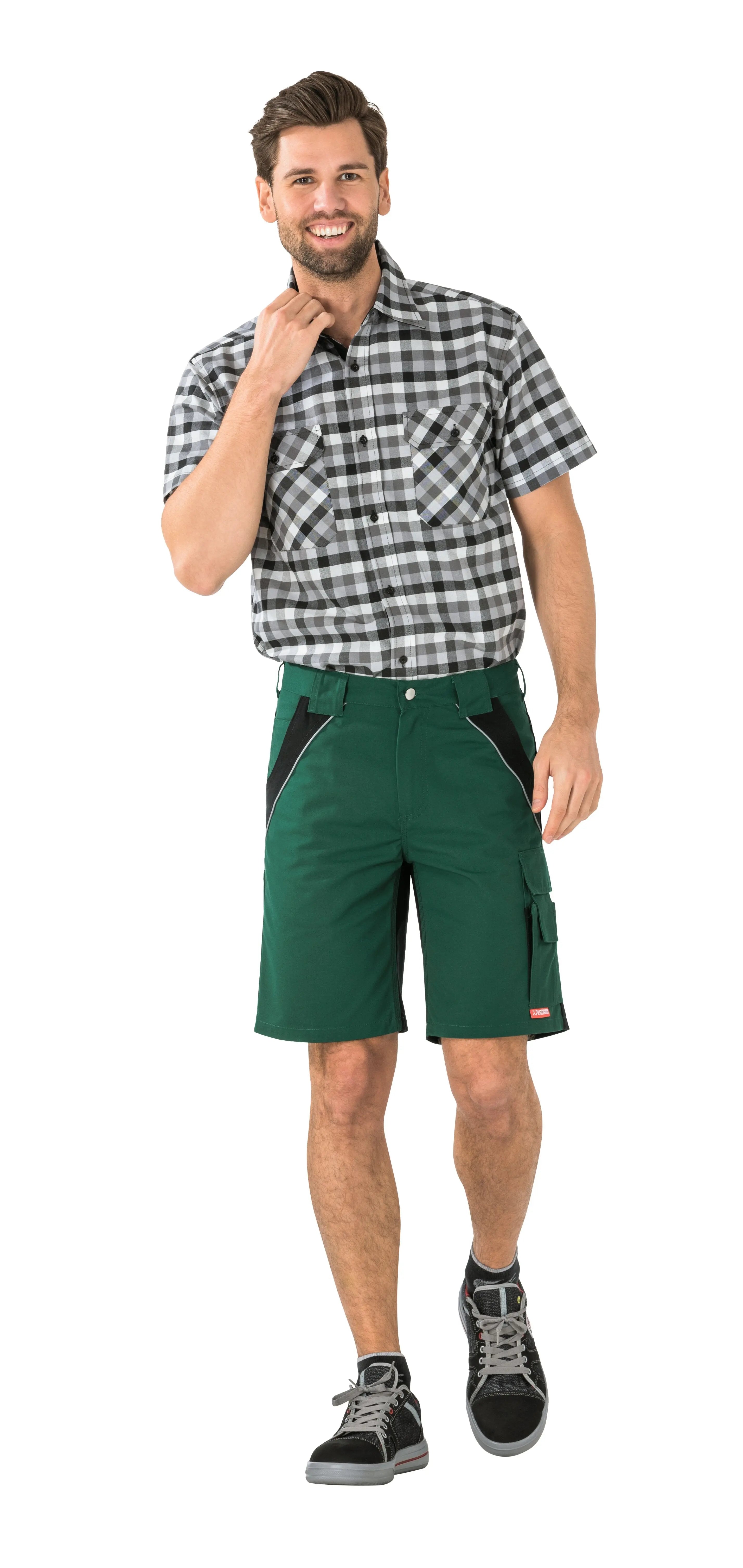 Shorts Herren Sommer Planam grün - KERA Arbeitsschutz