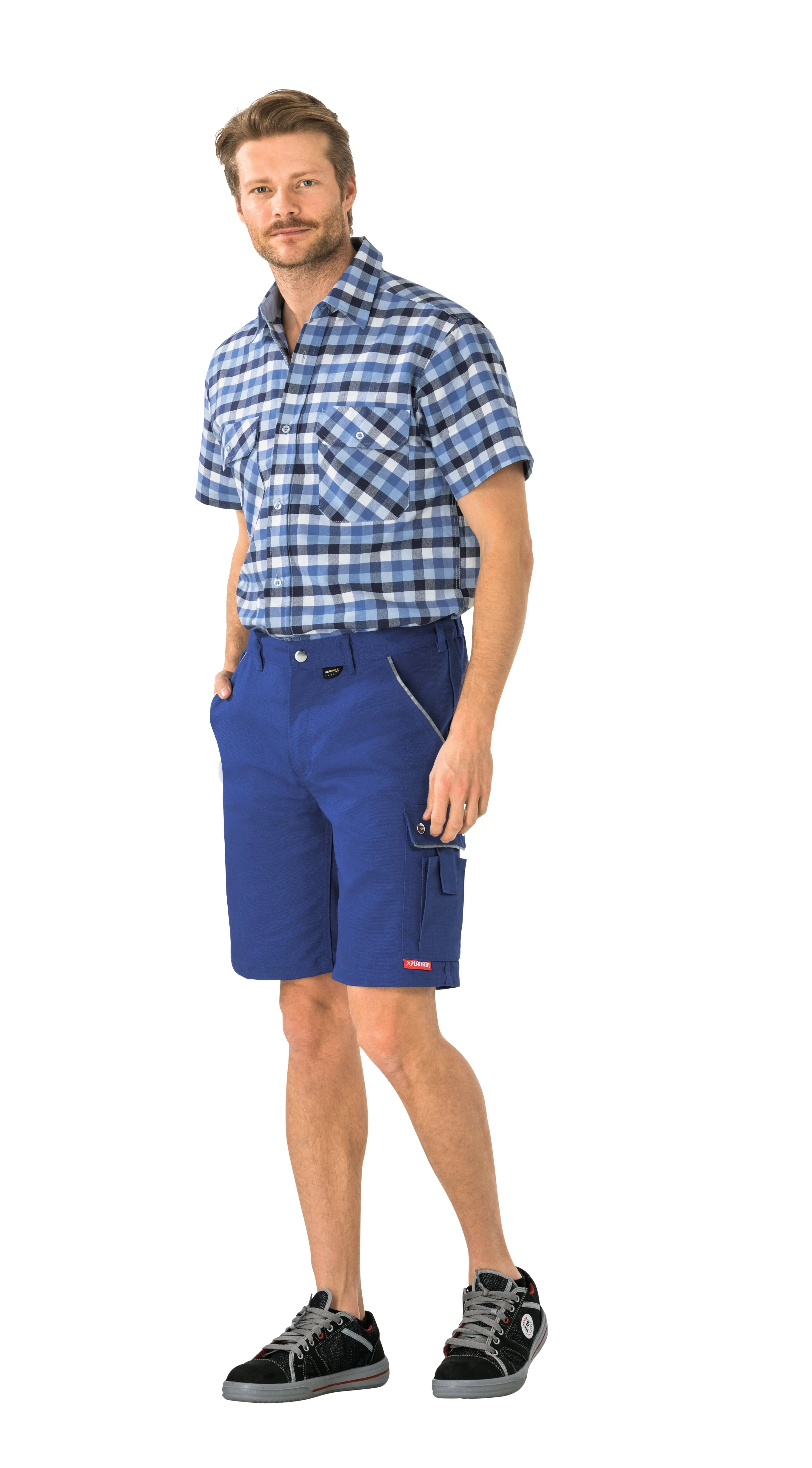 Shorts Herren Sommer Planam grün - KERA Arbeitsschutz