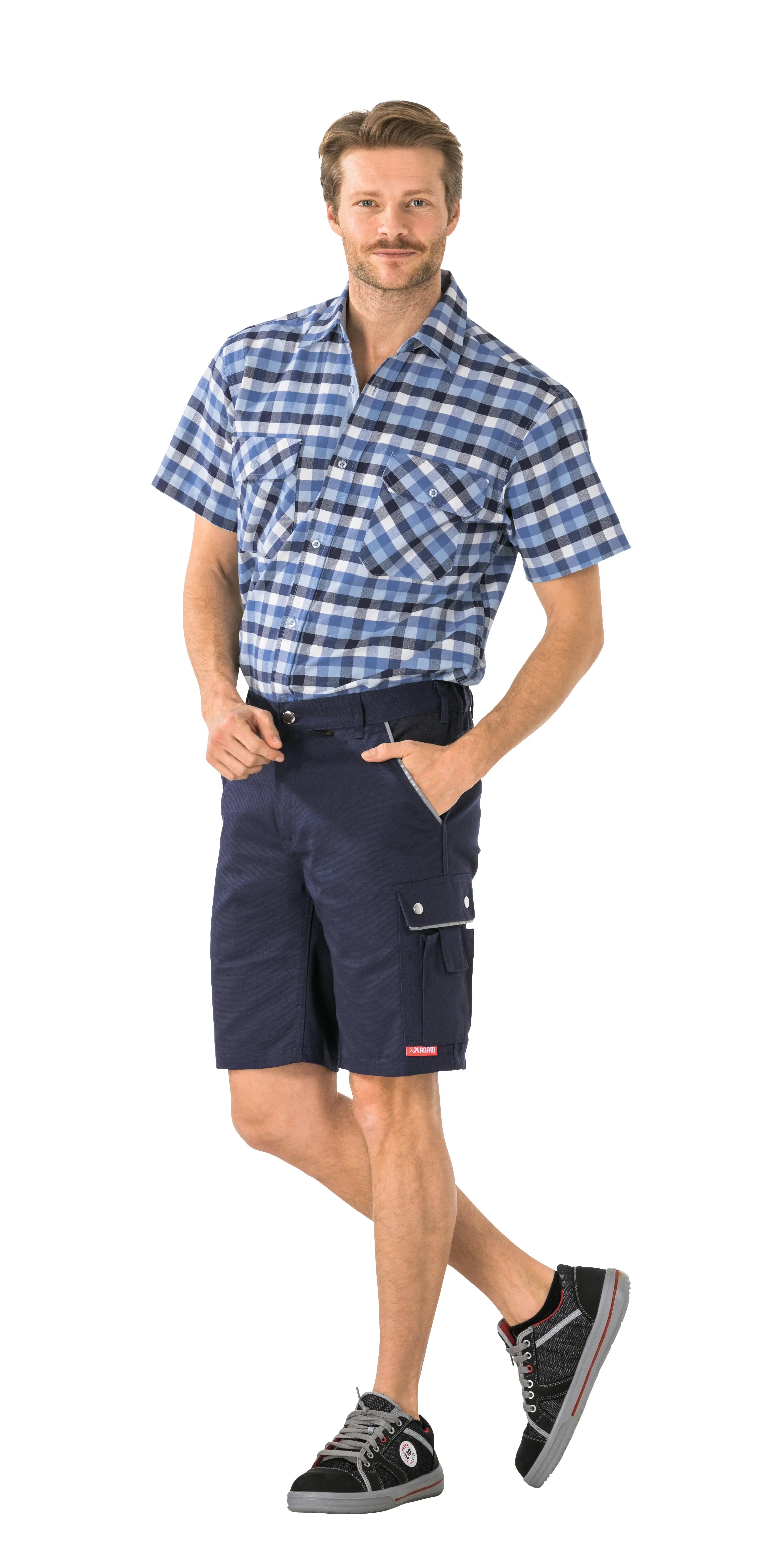 Shorts Herren Sommer Planam grün - KERA Arbeitsschutz