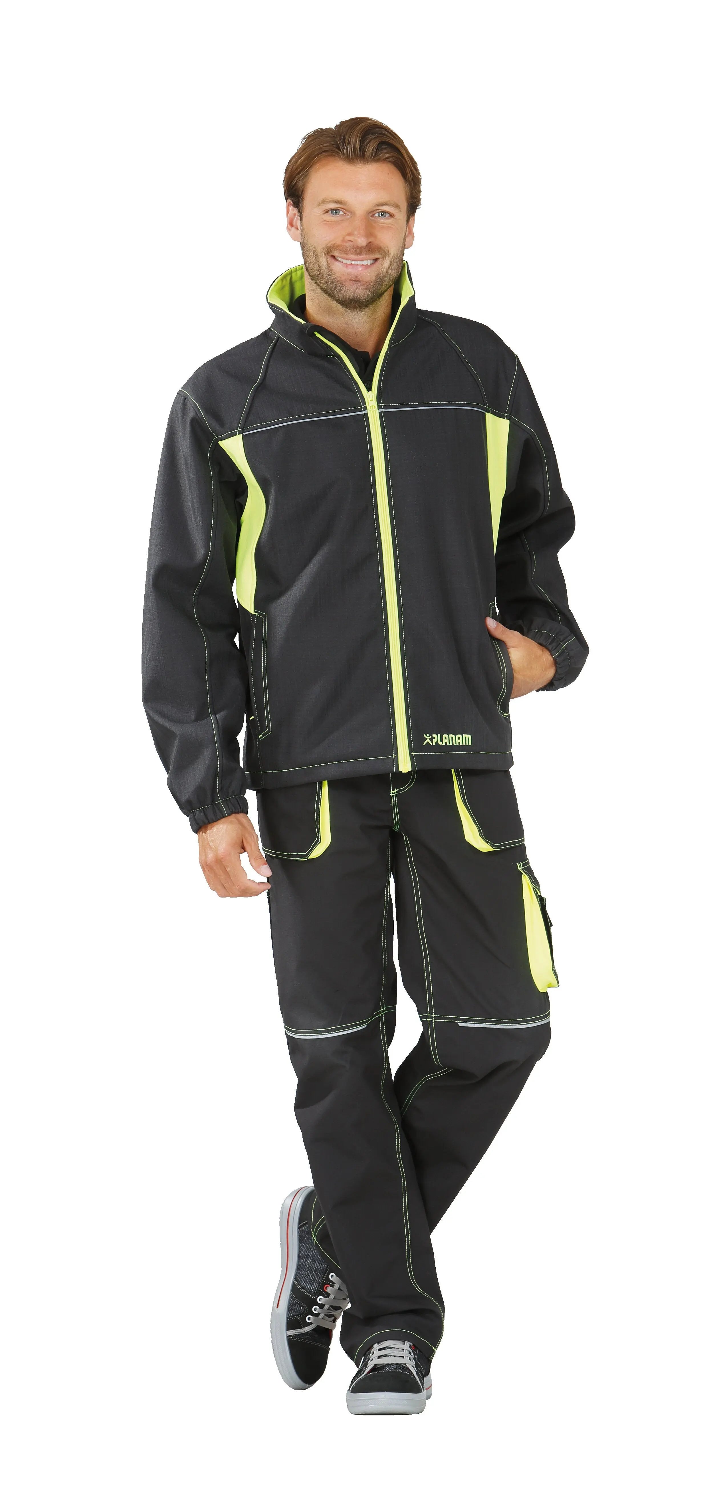 Softshelljacke Herren Ganzjährig, Frühling, Herbst Planam reinweiß - KERA Arbeitsschutz