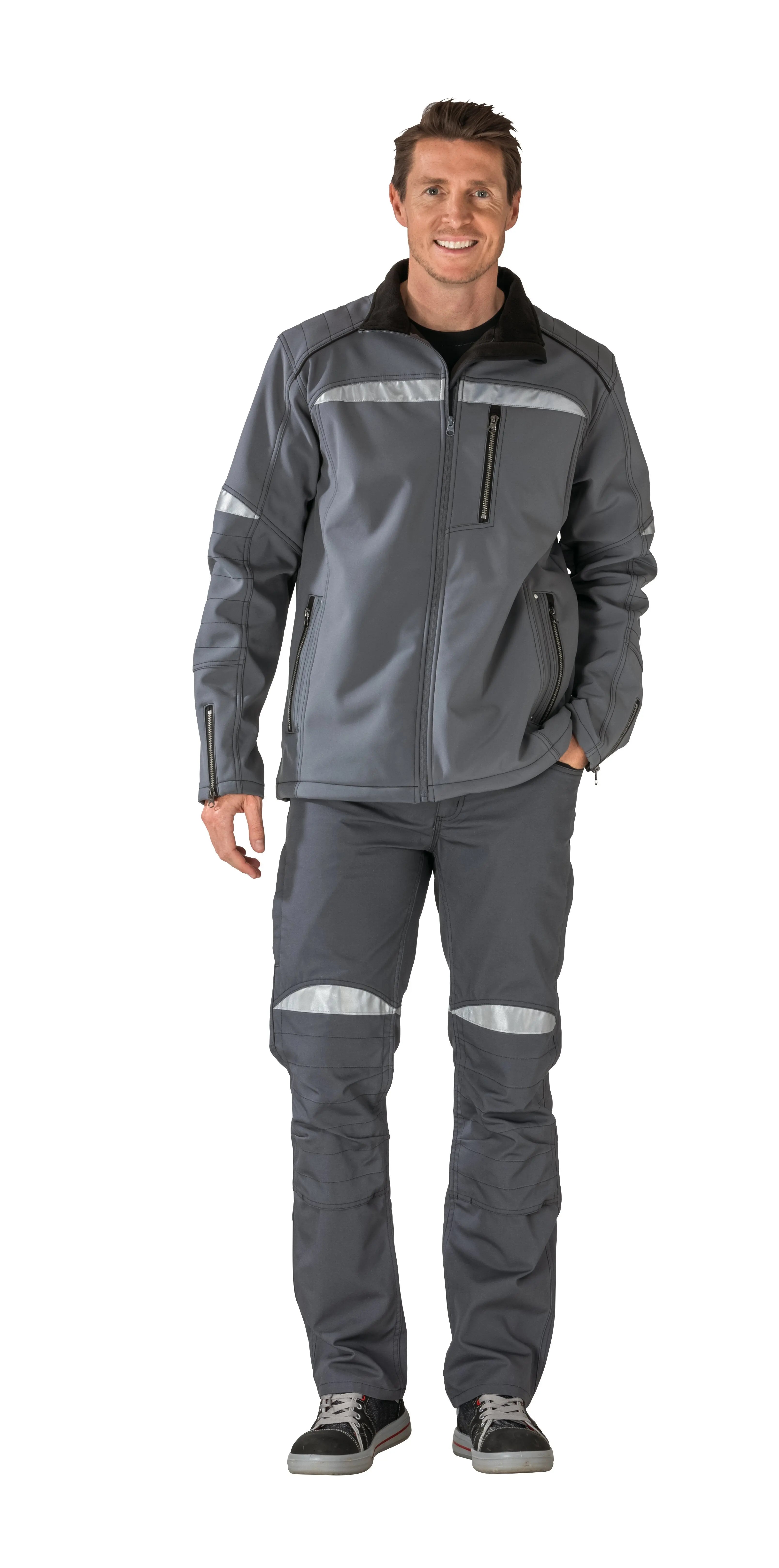 Softshelljacke Herren Ganzjährig, Frühling, Herbst Planam reinweiß - KERA Arbeitsschutz