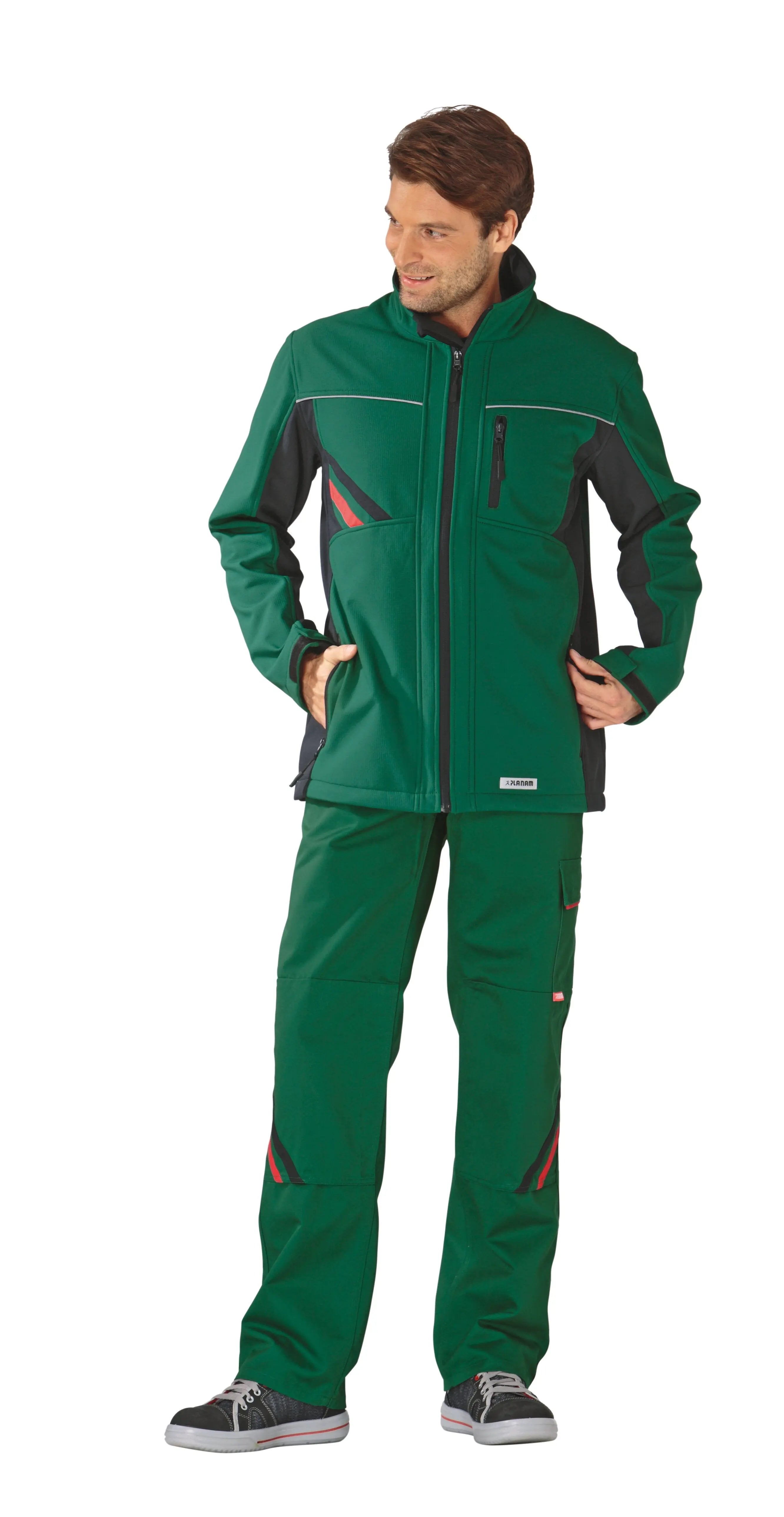 Softshelljacke Herren Ganzjährig, Frühling, Herbst Planam reinweiß - KERA Arbeitsschutz