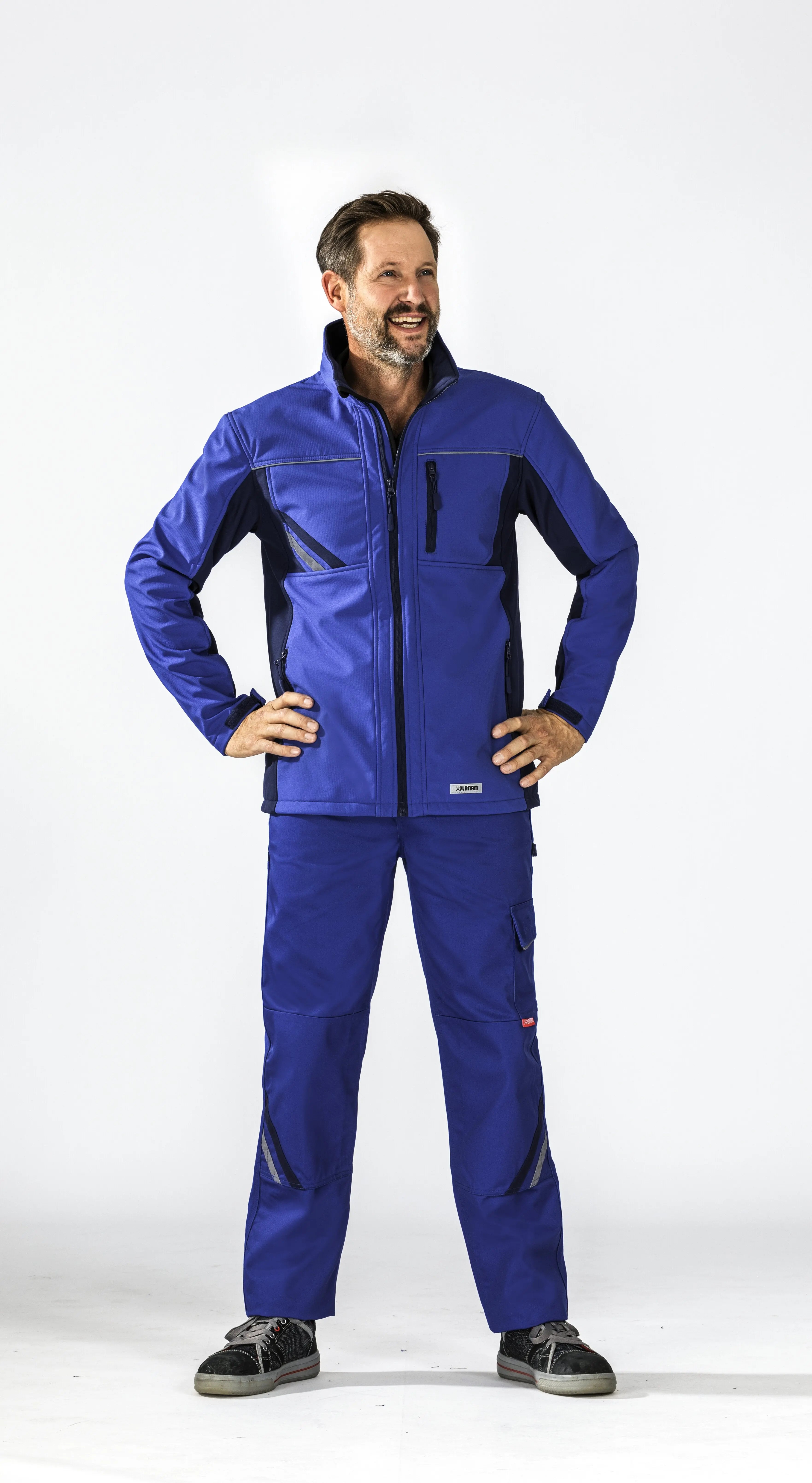 Softshelljacke Herren Ganzjährig, Frühling, Herbst Planam reinweiß - KERA Arbeitsschutz