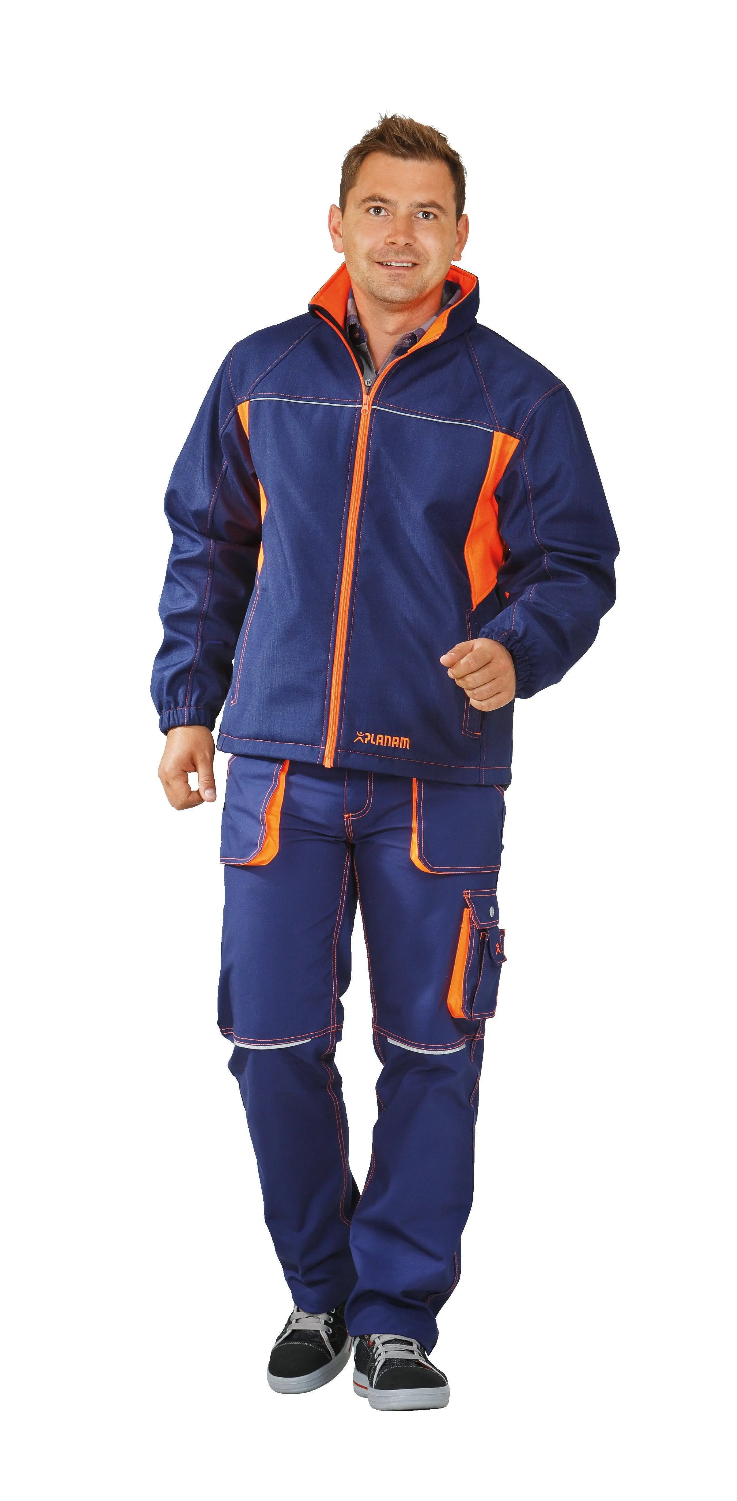 Softshelljacke Herren Ganzjährig, Frühling, Herbst Planam reinweiß - KERA Arbeitsschutz