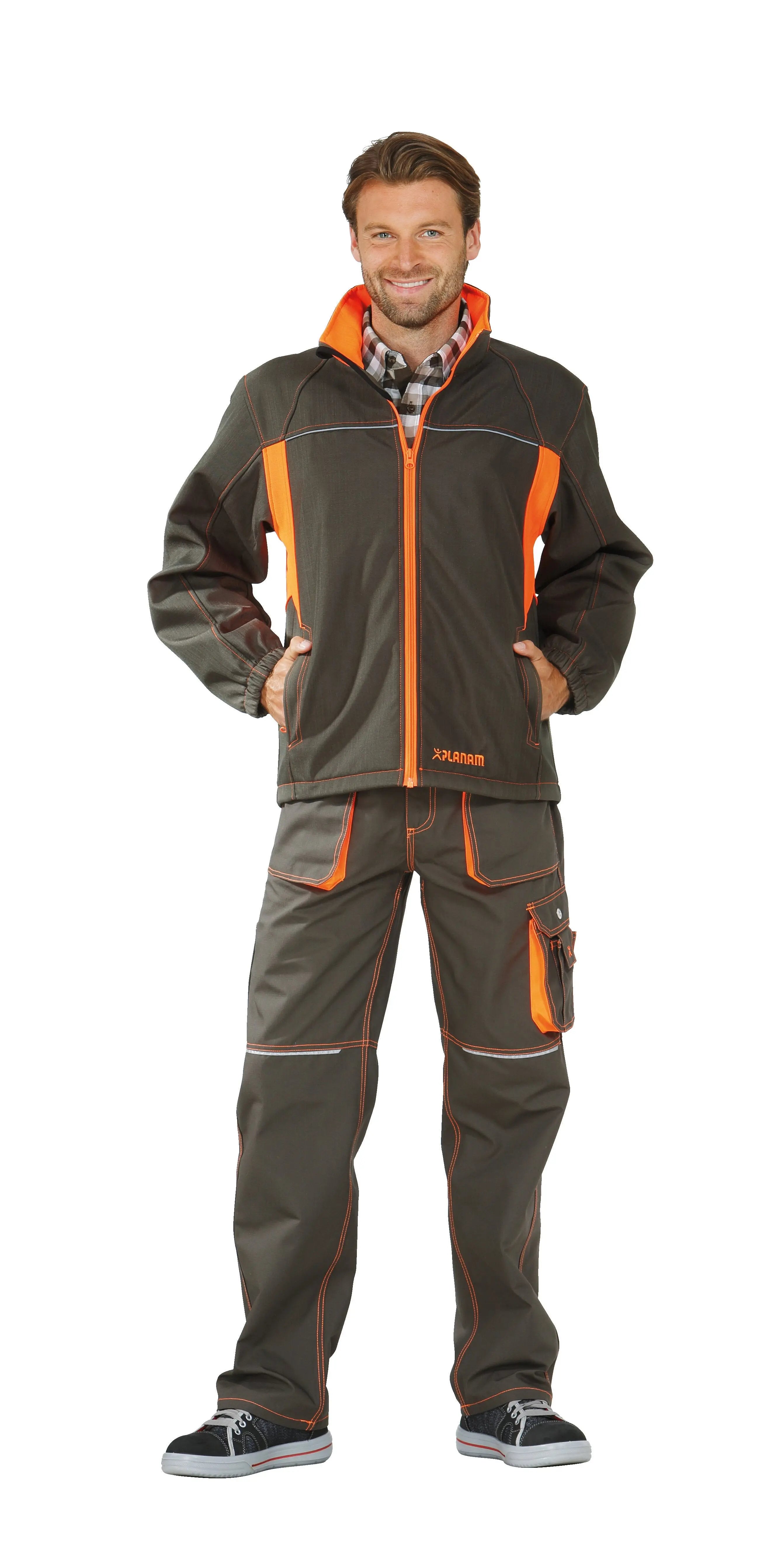 Softshelljacke Herren Ganzjährig, Frühling, Herbst Planam reinweiß - KERA Arbeitsschutz