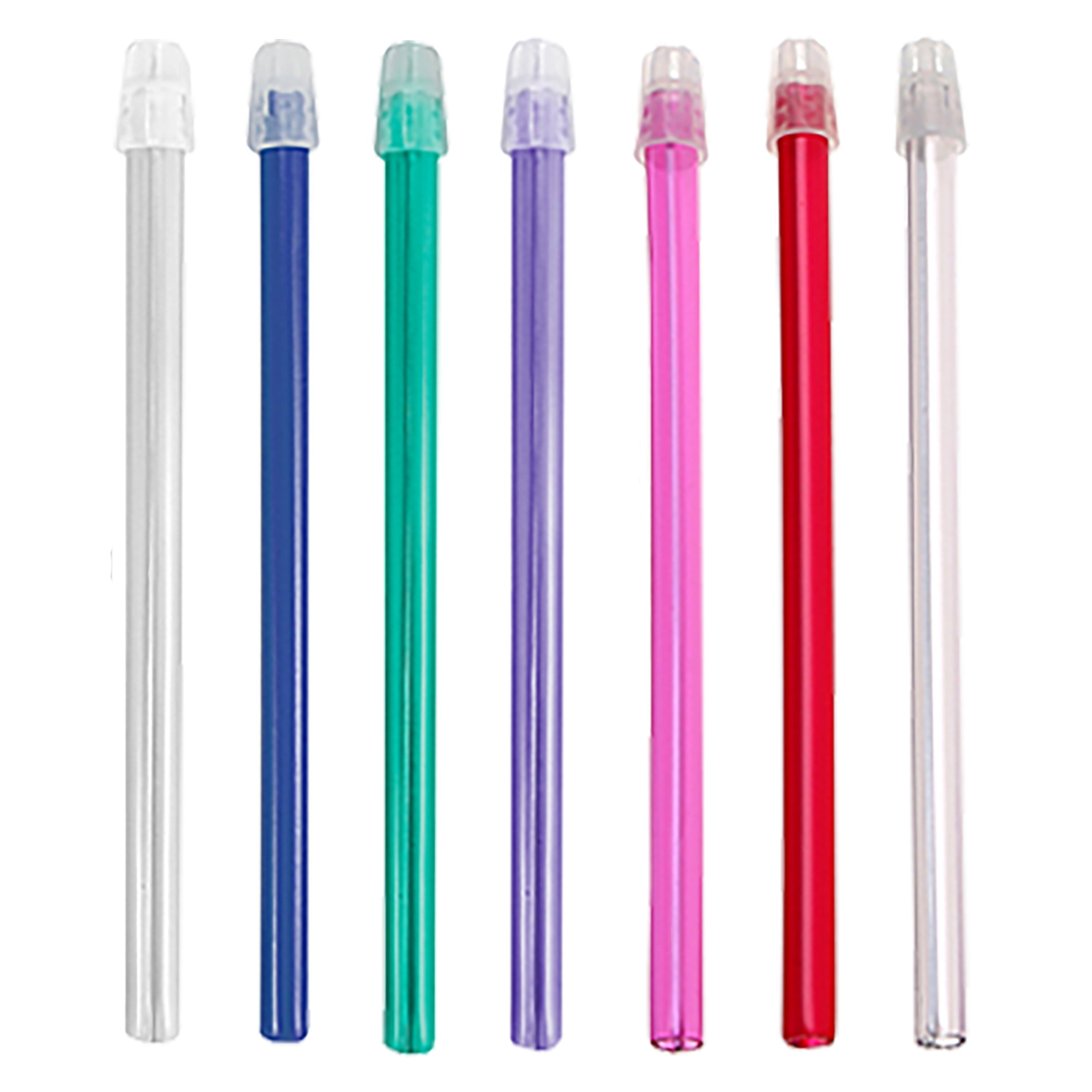 Speichelsauger, blau, Beutel à 100 Stück 