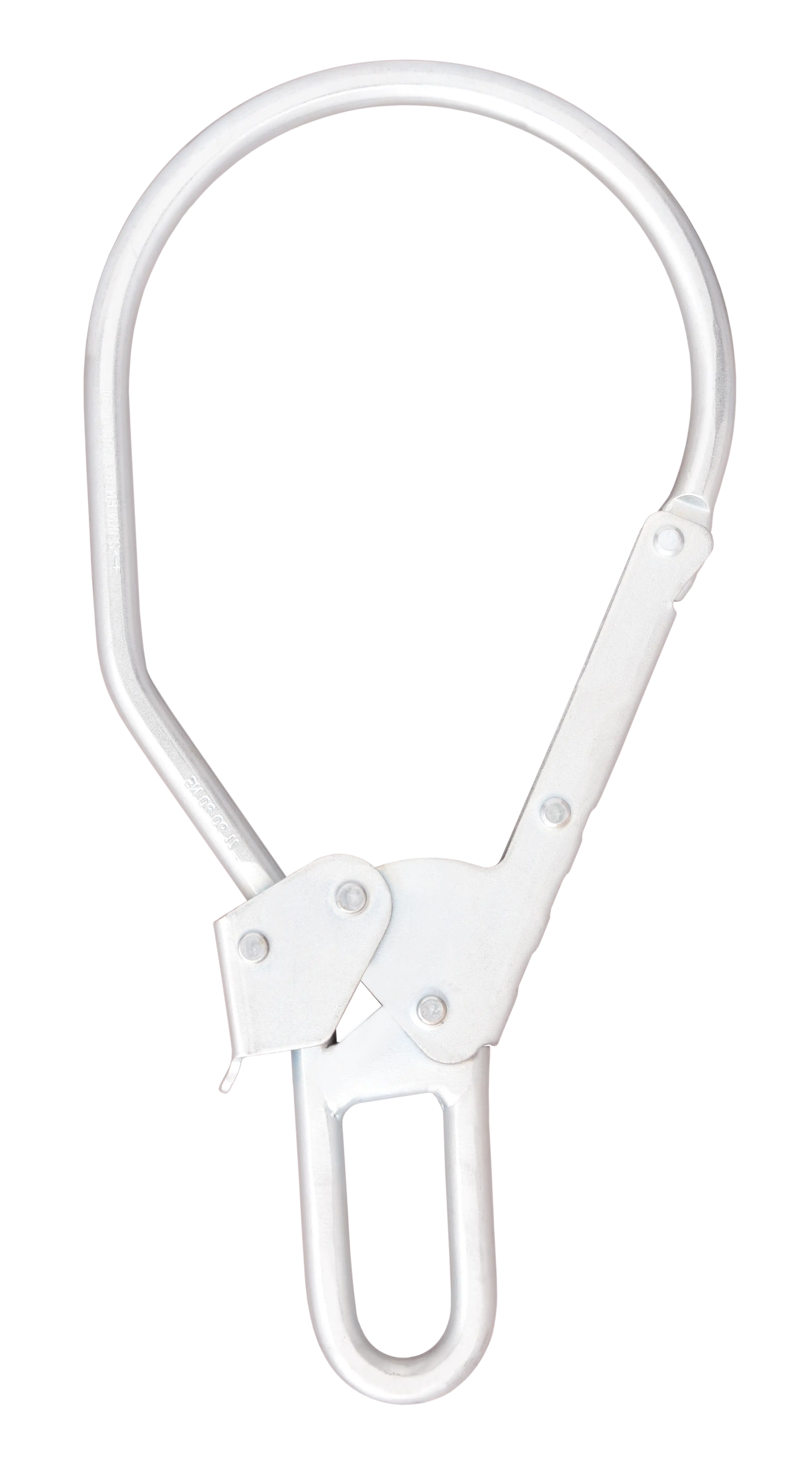 Stahlhaken mit doppelt wirkendem Automatikverschluss, große Öffnung