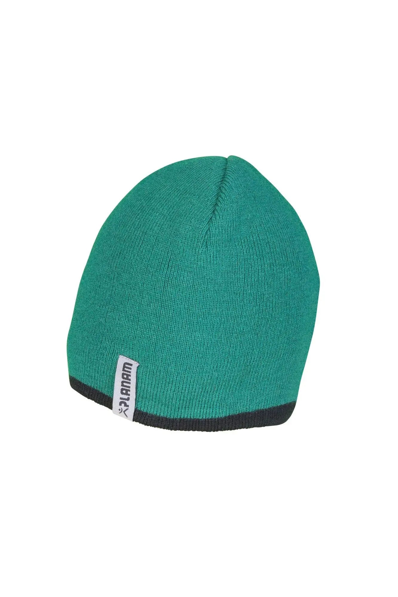 Strickmütze 2-farbig Unisex Winter Planam grün - KERA Arbeitsschutz