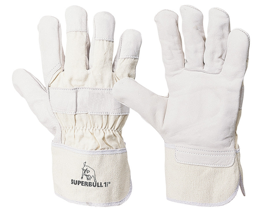 SuperBull® 1 | TOP-Rindnarbenlederhandschuh | 