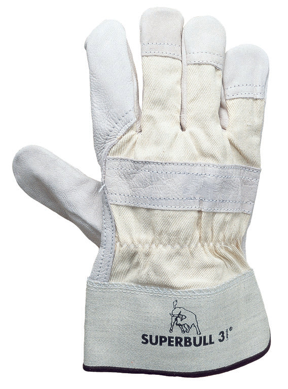 SuperBull® 3 | TOP-Rindnarbenlederhandschuh 