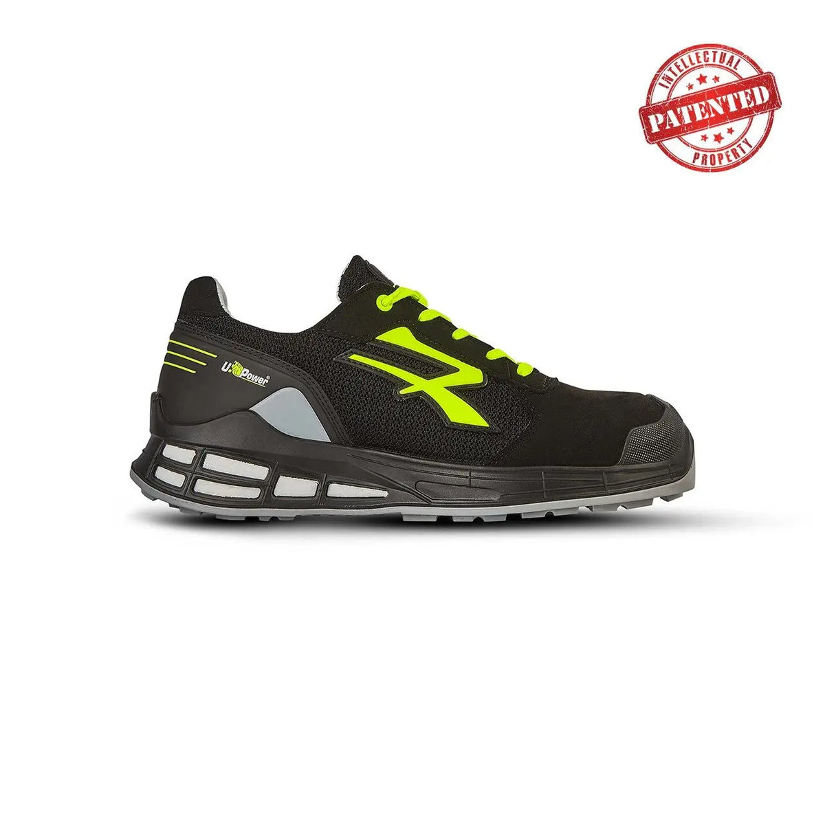 U-Power Sicherheitshalbschuhe S1PS ELVIS s ESD BLACK / YELLOW 