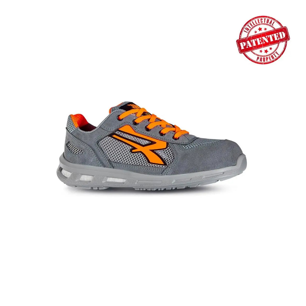 U-Power Sicherheitshalbschuhe S1PS ULTRA s ESD GREY / ORANGE FLUO 