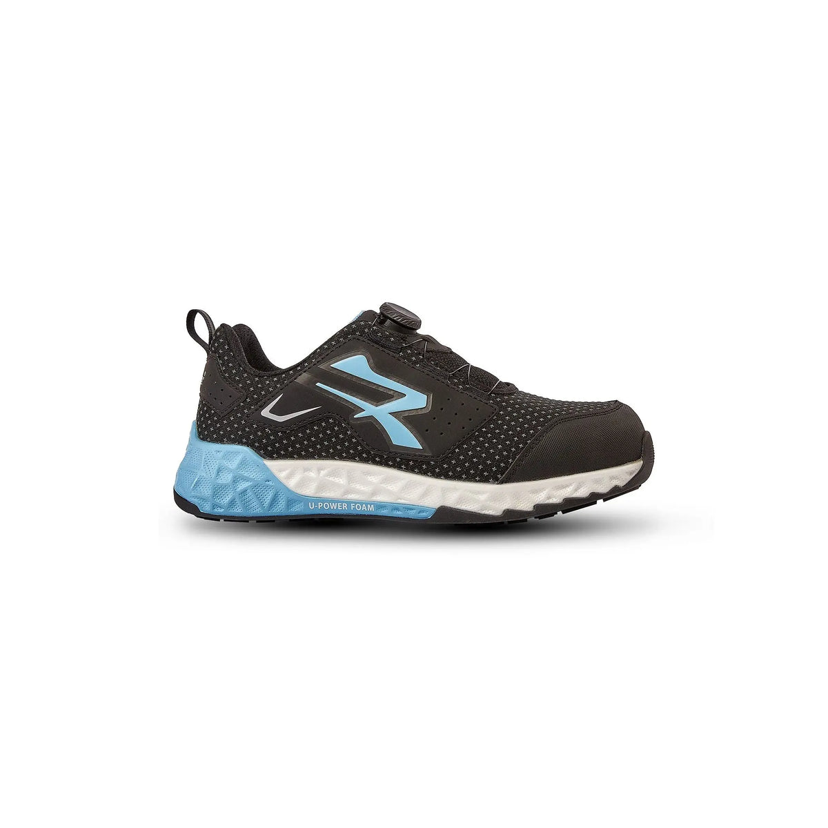 U-Power Sicherheitshalbschuhe S3S BOLTON ESD BLACK / BABY BLUE 