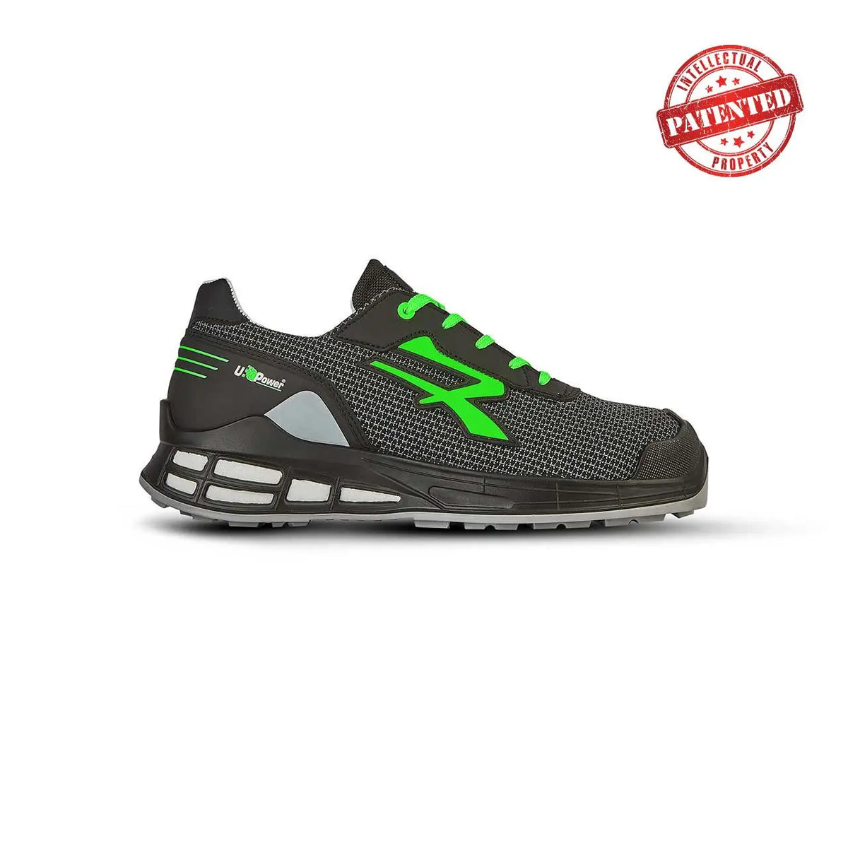 U-Power Sicherheitshalbschuhe S3S DAKOTA s ESD BLACK / GREEN 