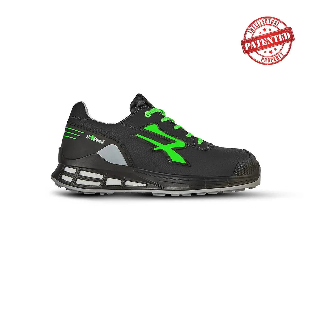 U-Power Sicherheitshalbschuhe S3S JAGO s ESD BLACK / GREEN 