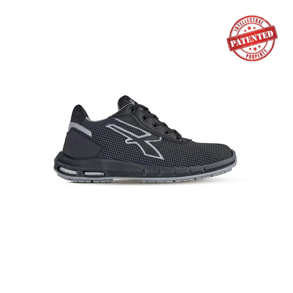 U-Power Sicherheitshalbschuhe S3S SCUDO PLUS s ESD BLACK / GREY 