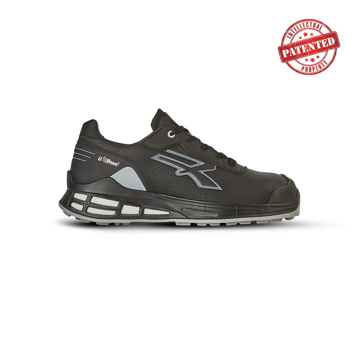 U-Power Sicherheitshalbschuhe S3S ZAK s ESD BLACK / GREY 